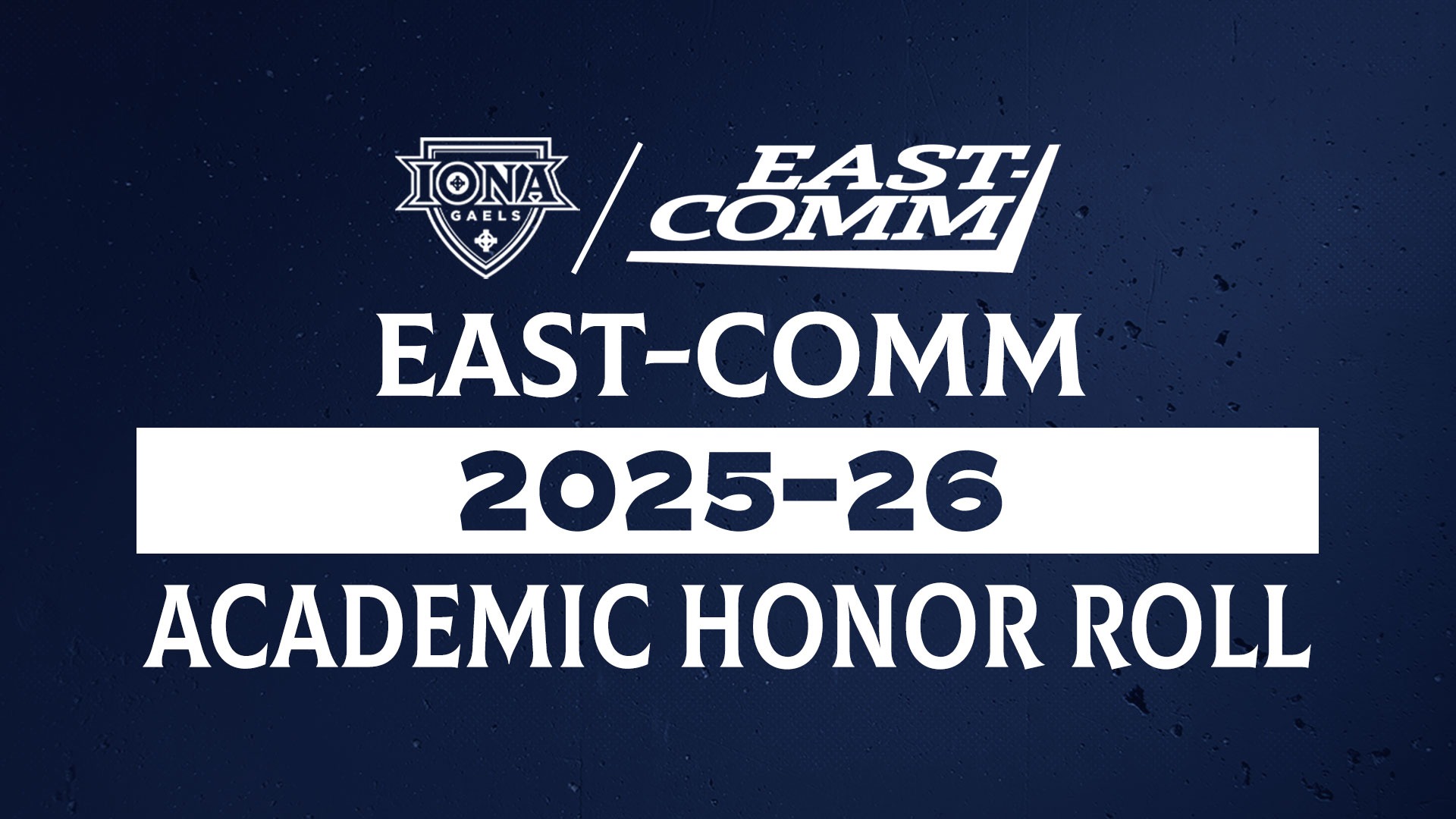 2025-26 EAST-COMM Academic Honor Roll