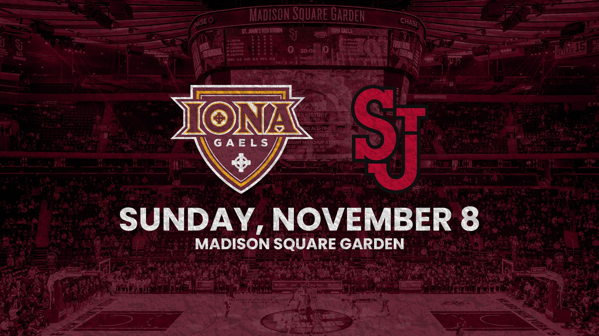 Iona vs. St. John's - Madison Square Garden 2026