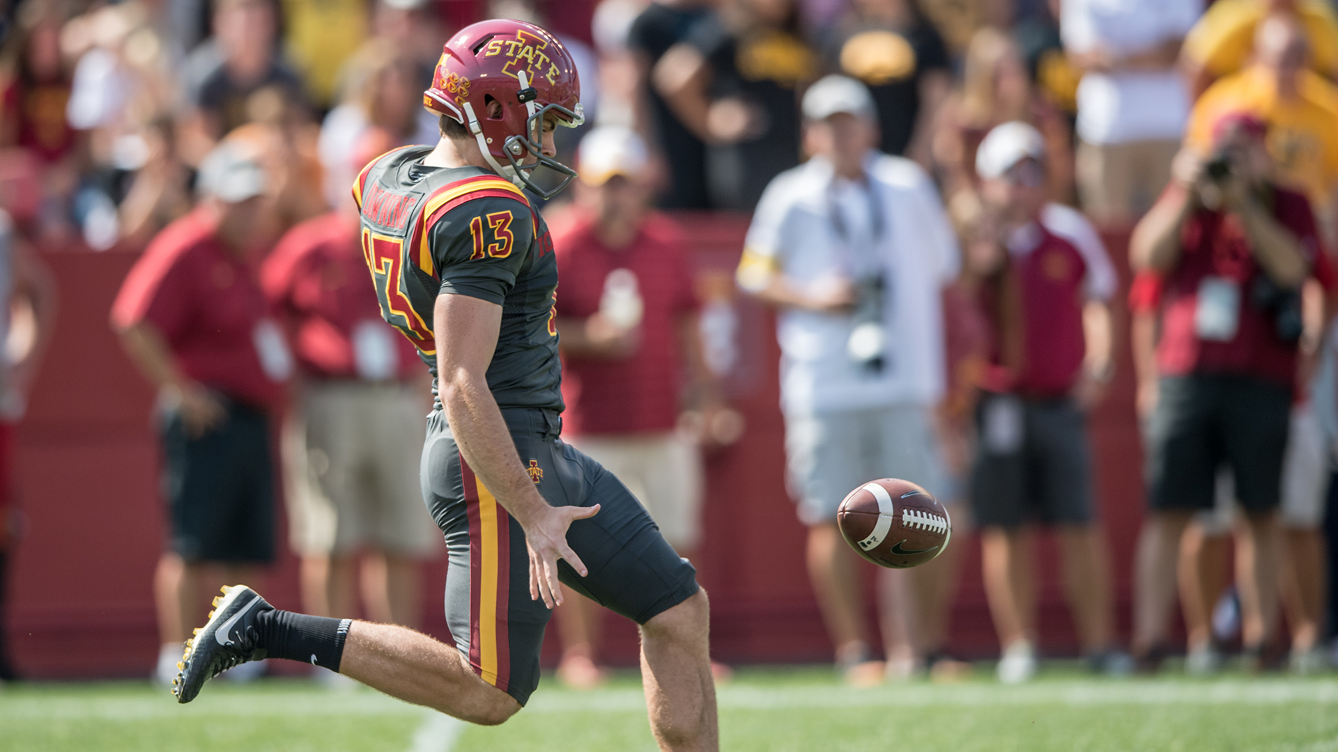 Colin Downing Football Iowa State University Athletics