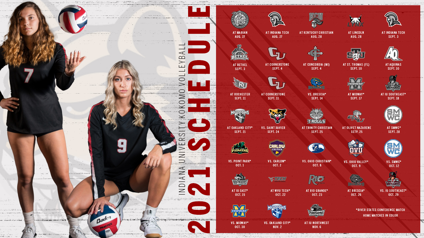 Volleyball Reveals 2021 Schedule Indiana University Kokomo