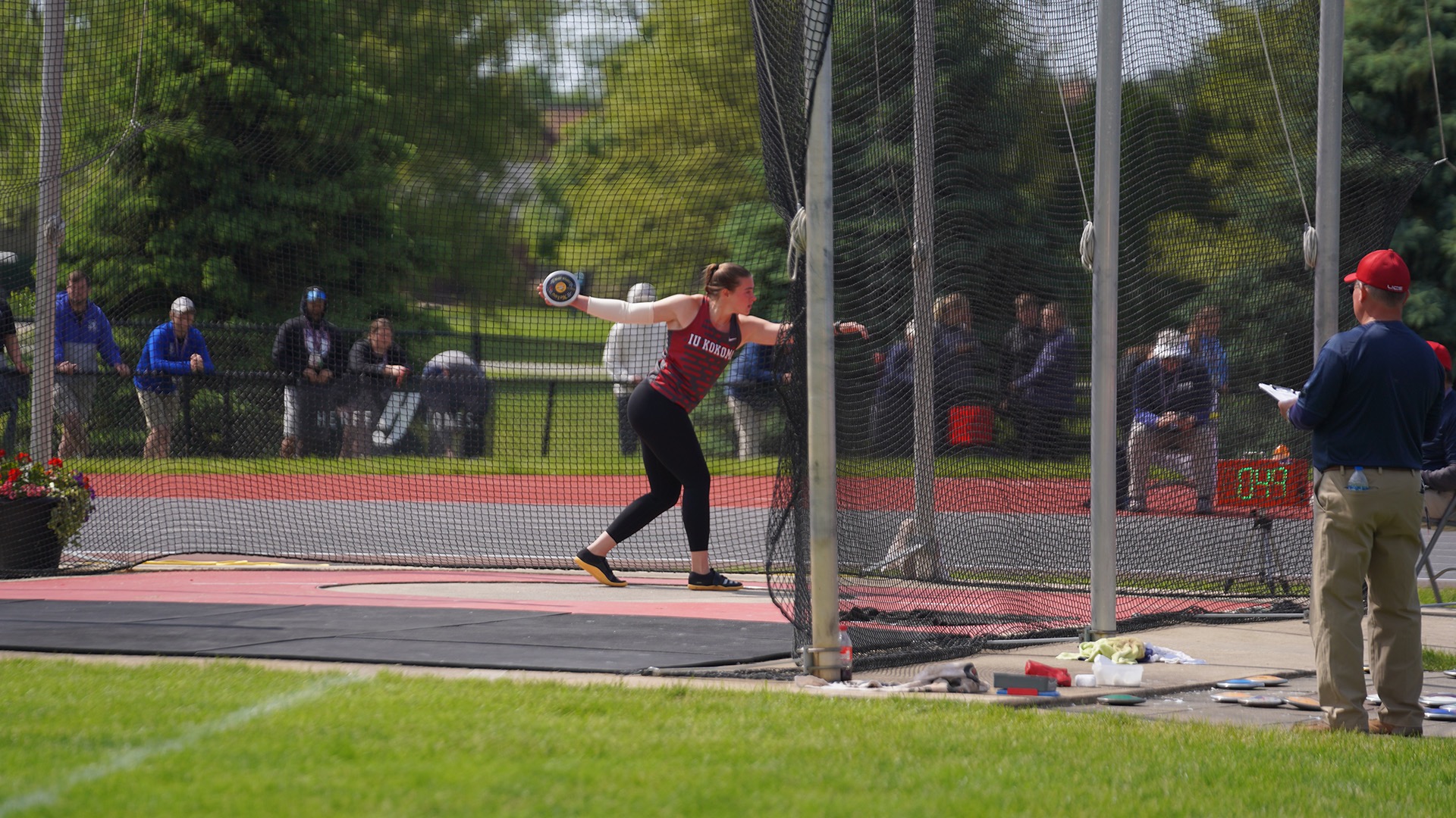 Duncan in Discus at Outdoor Nats