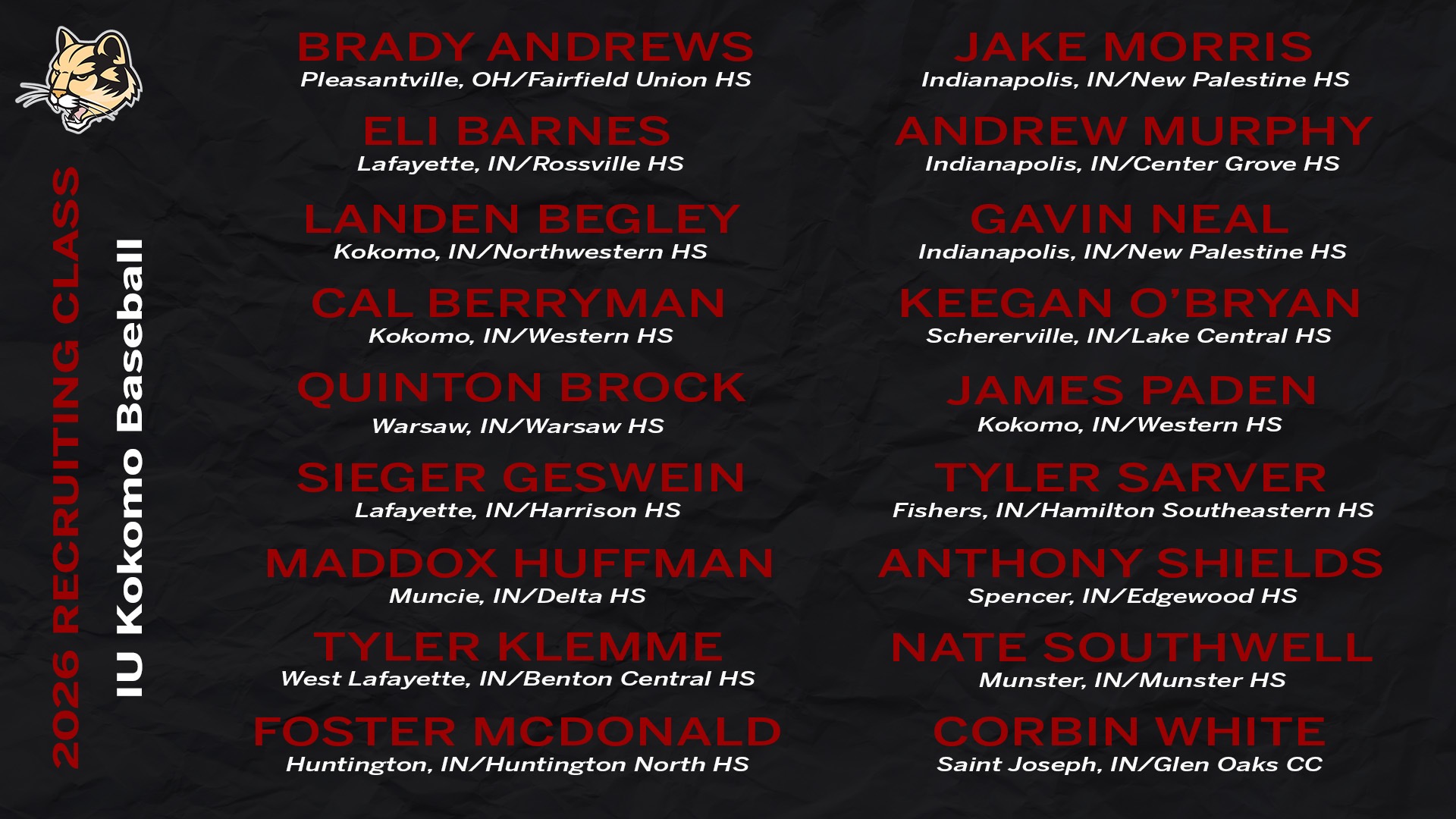 Baseball Recruit Graphic