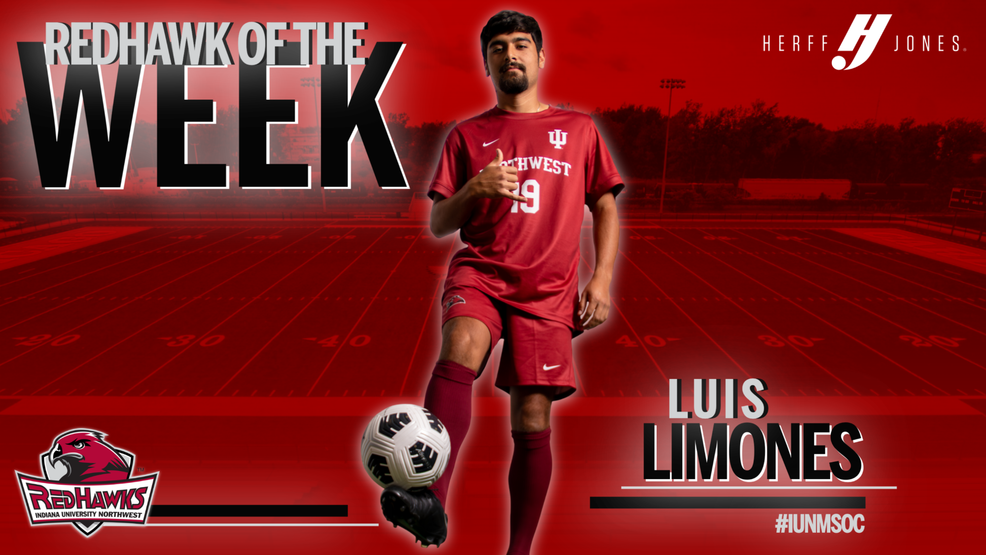 Luis Limones Named RedHawk of the Week 11 11/3
