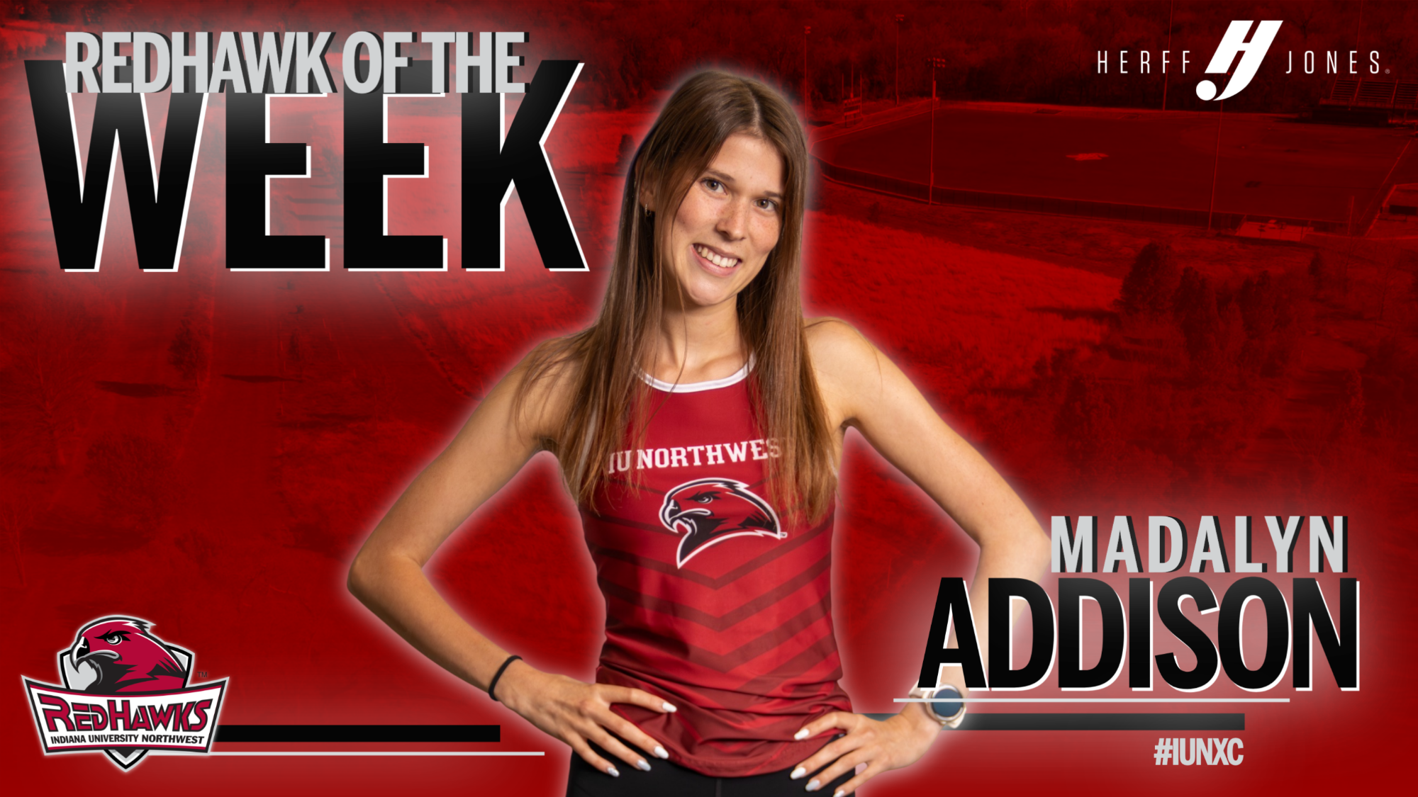 Madalyn Addison named week 4 Herff Jones RedHawk of the Week 9/15