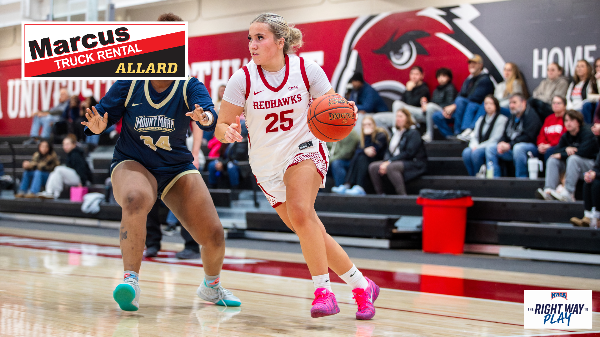 IUN soars past Mount Mary 1/10