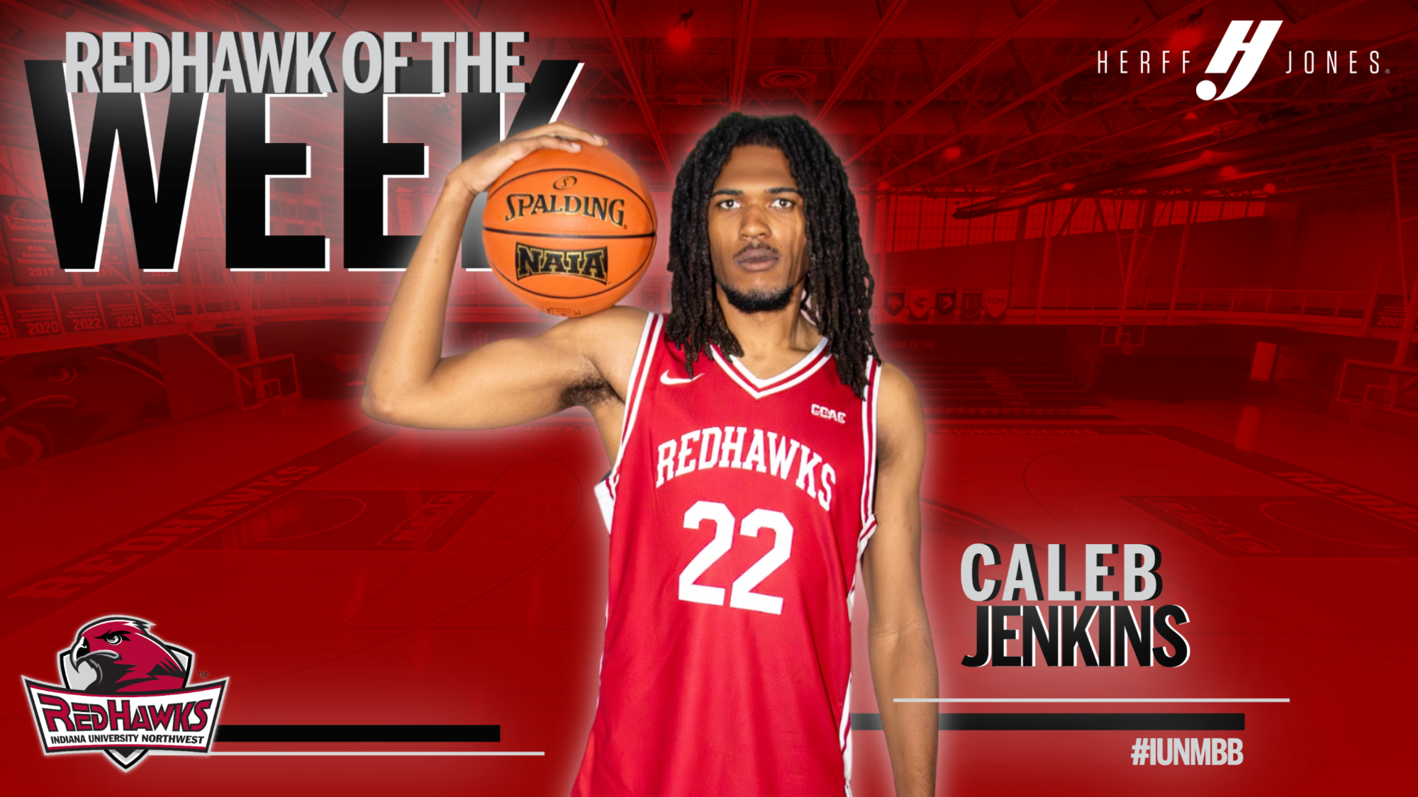 Herff Jones RedHawk of the Week, Caleb Jenkins Week 22 2/23