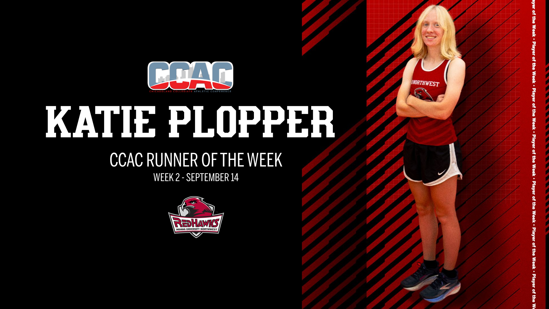 CCAC Runner of the Week_Katie Plopper, 2026