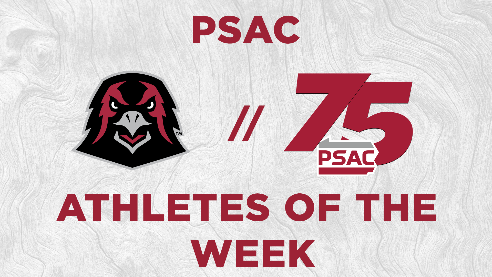PSAC Athletes of the Week General Story Graphic