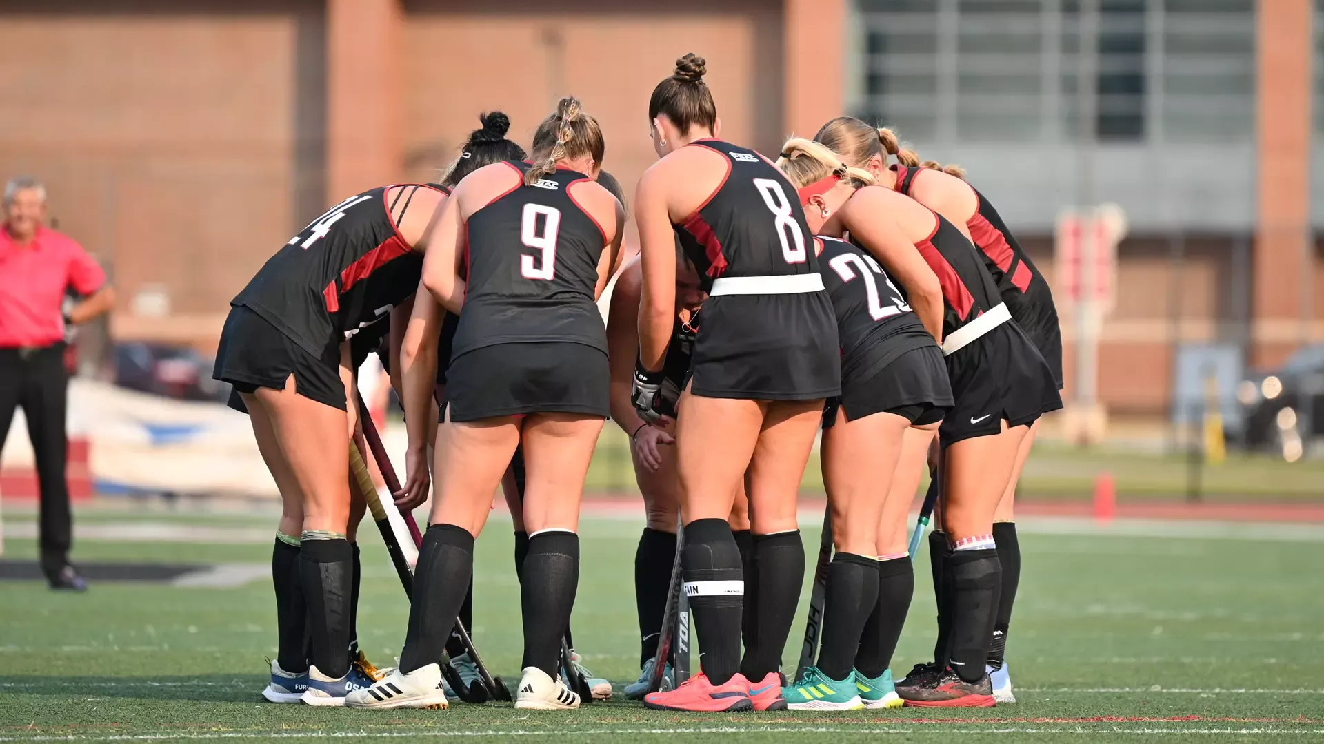 Field Hockey Team Huddle