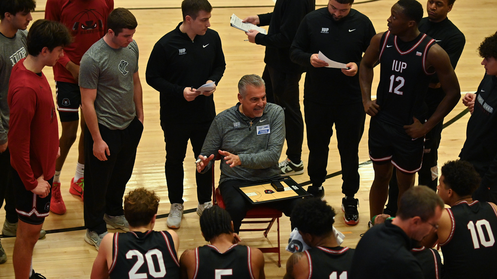 Coach Lombardi Drawing Up Play