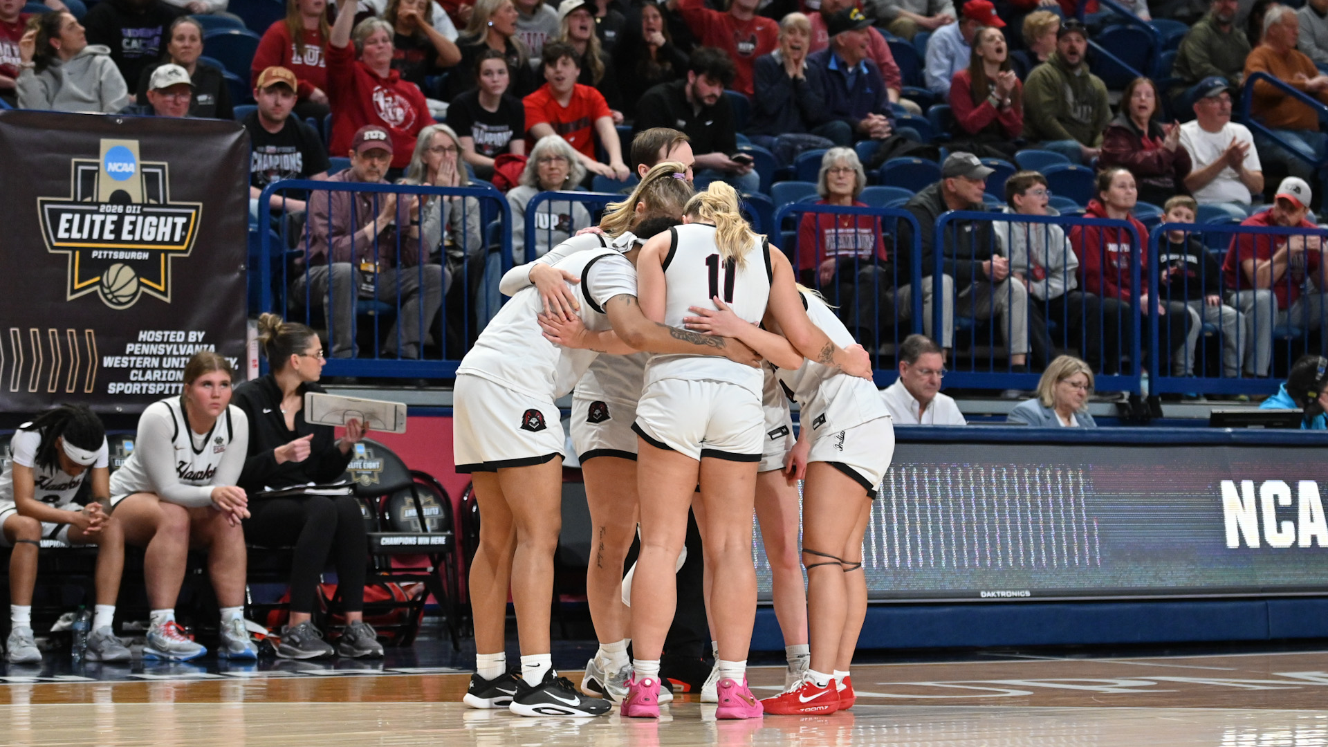 Elite Eight Team Huddle
