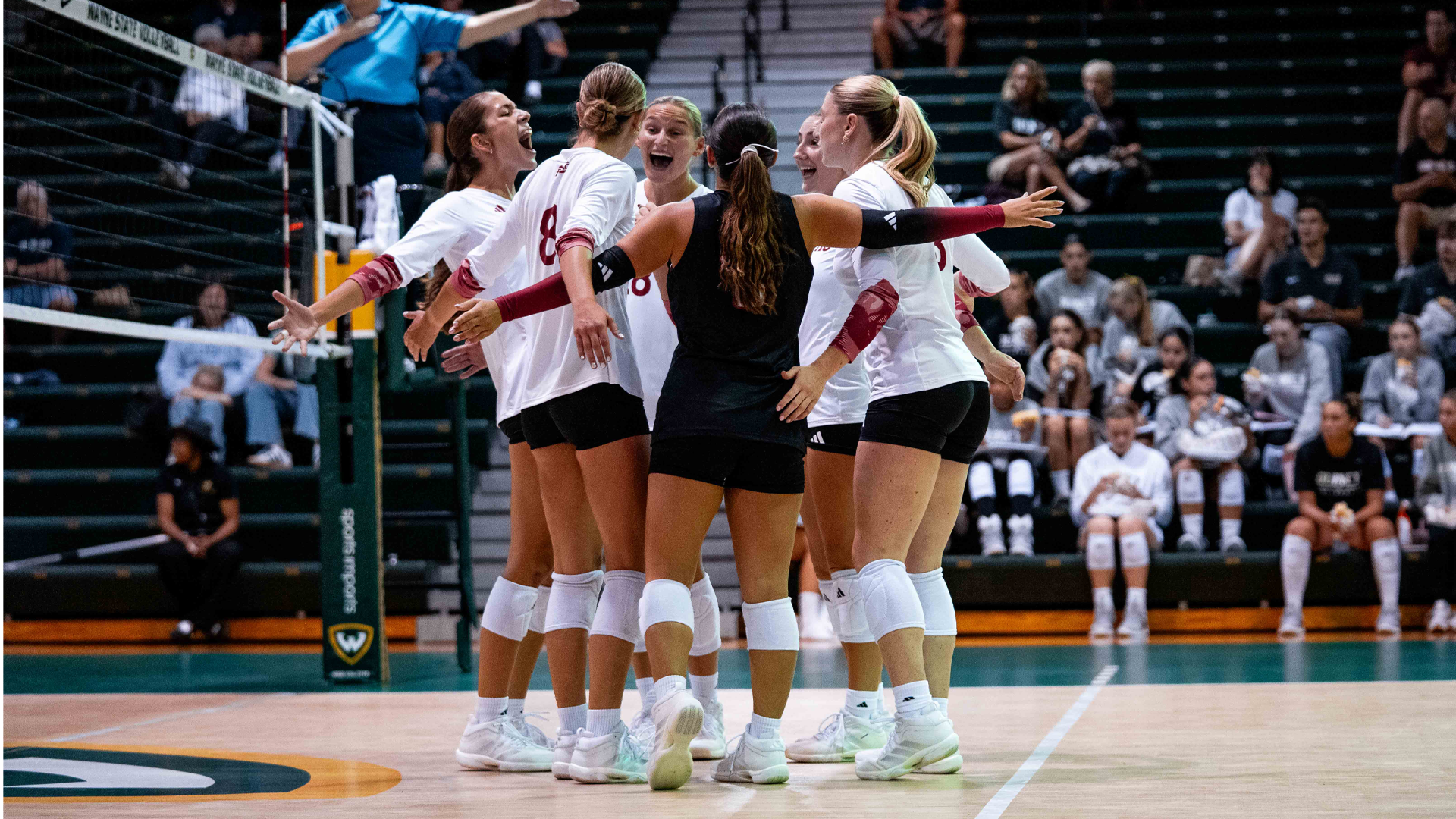 Volleyball Celebration Day 1 of Warrion Invitational