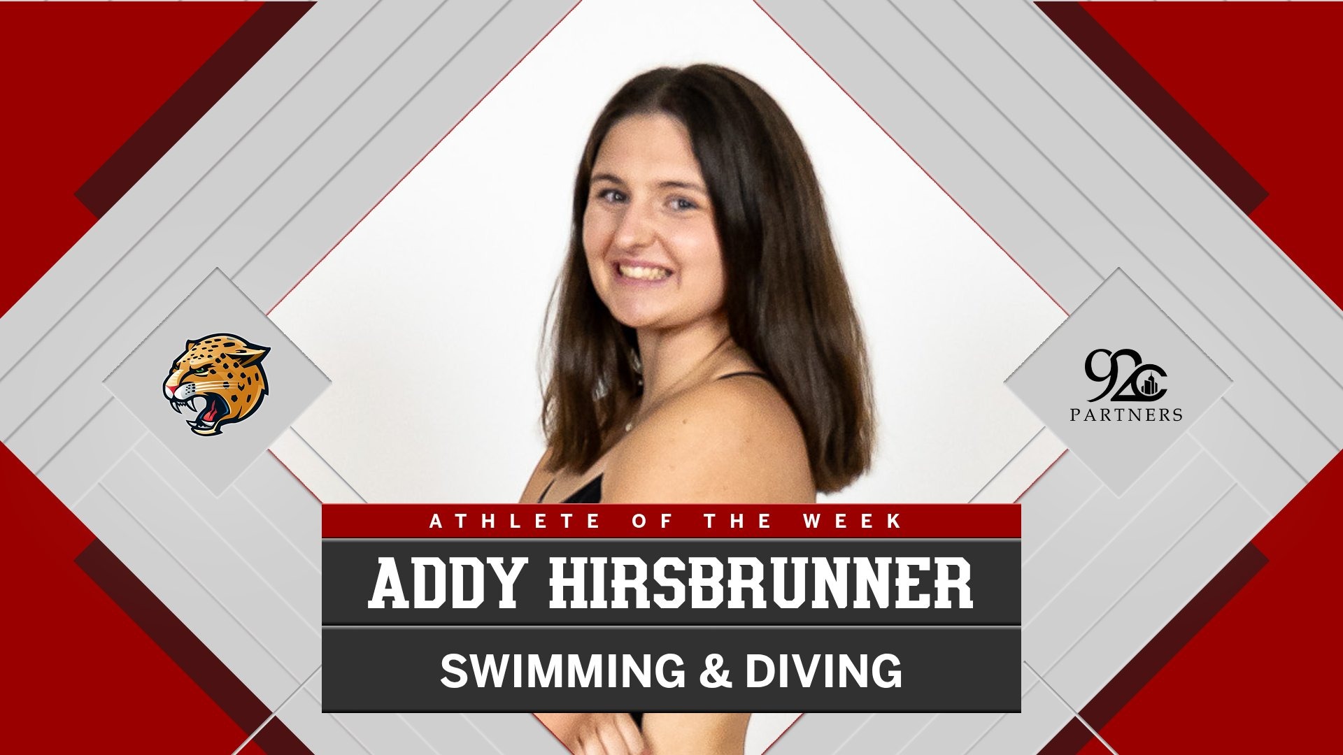 Addy Hirsbrunner earns this weeks 92c Athlete of the Week