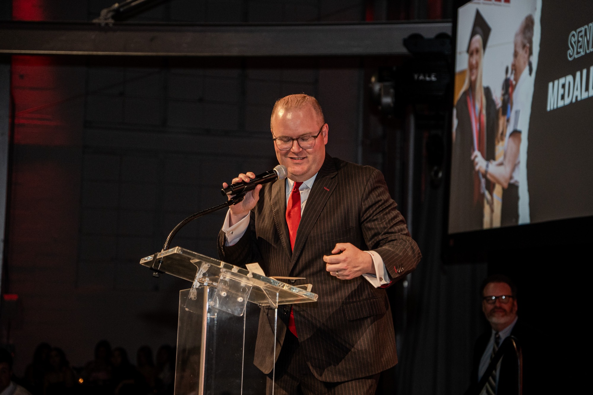 Director of Athletics Luke Bosso