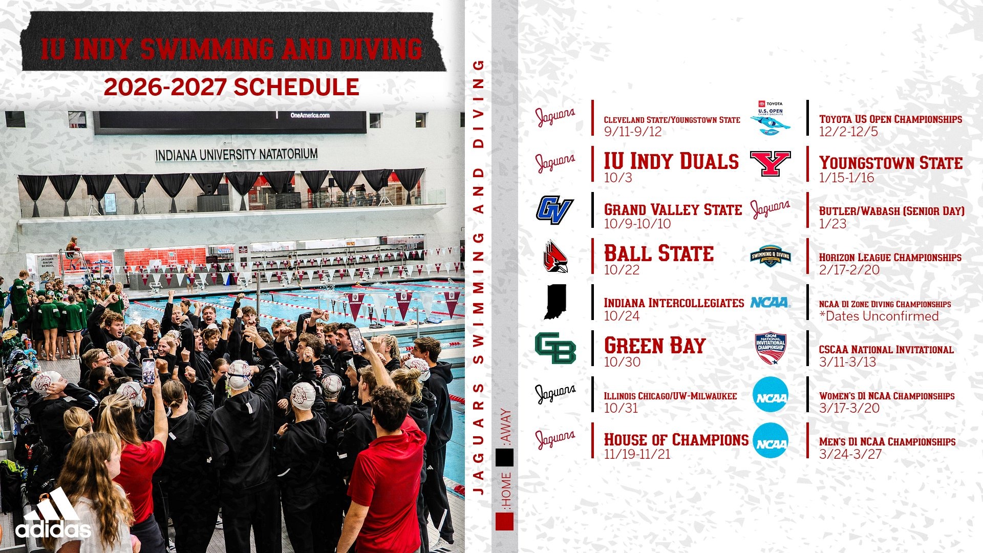 26-27 swim schedule