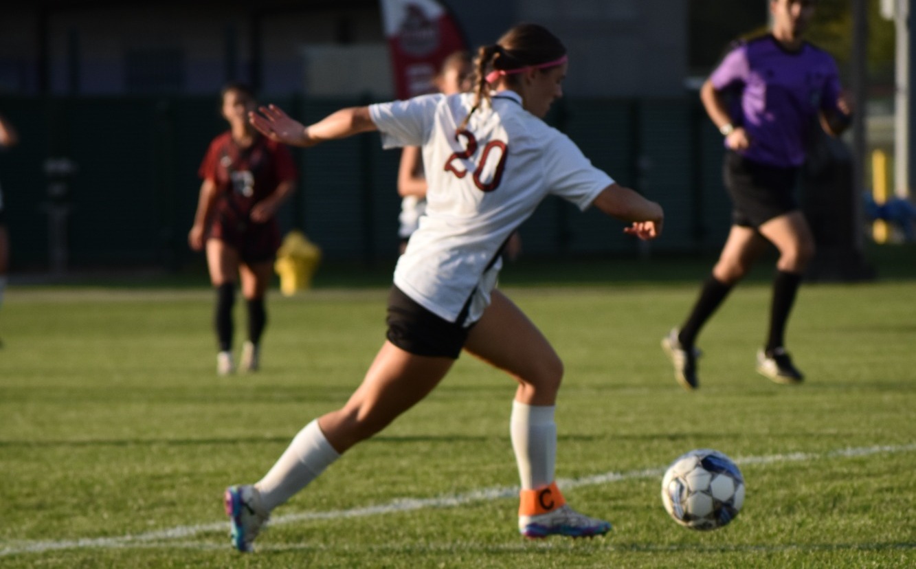 Taylor with the ball