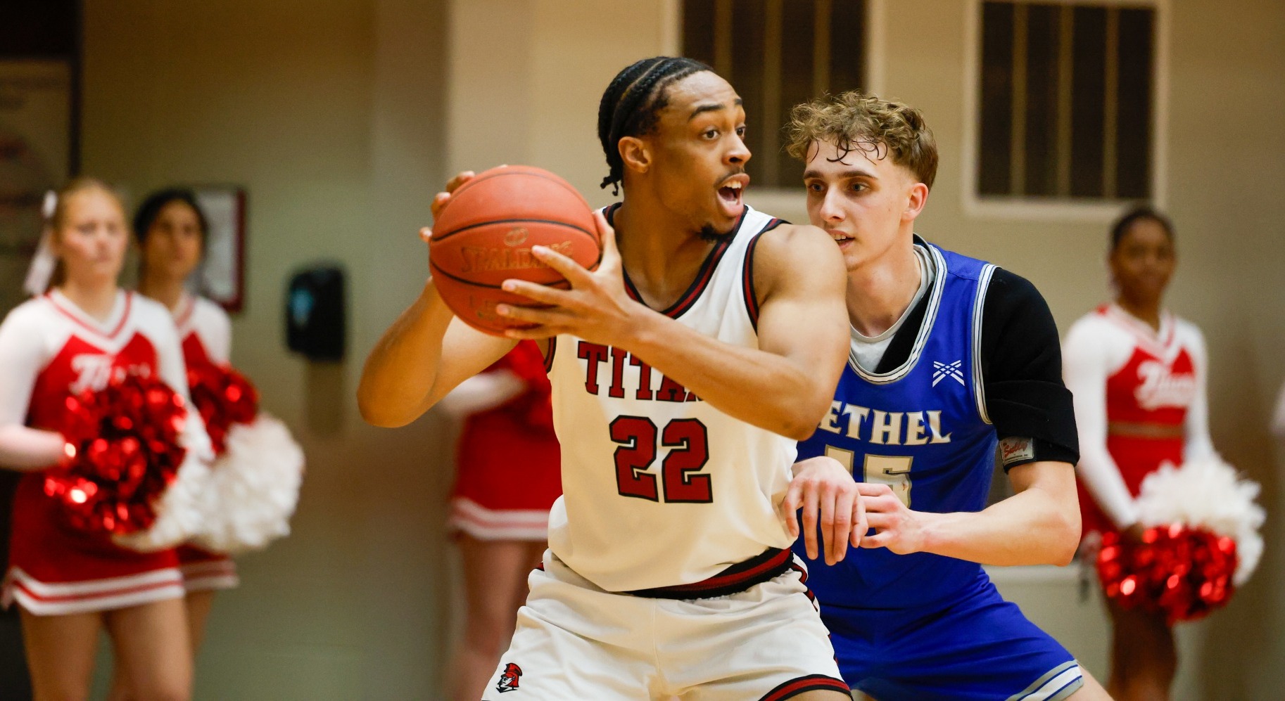 Olagbegi with the ball