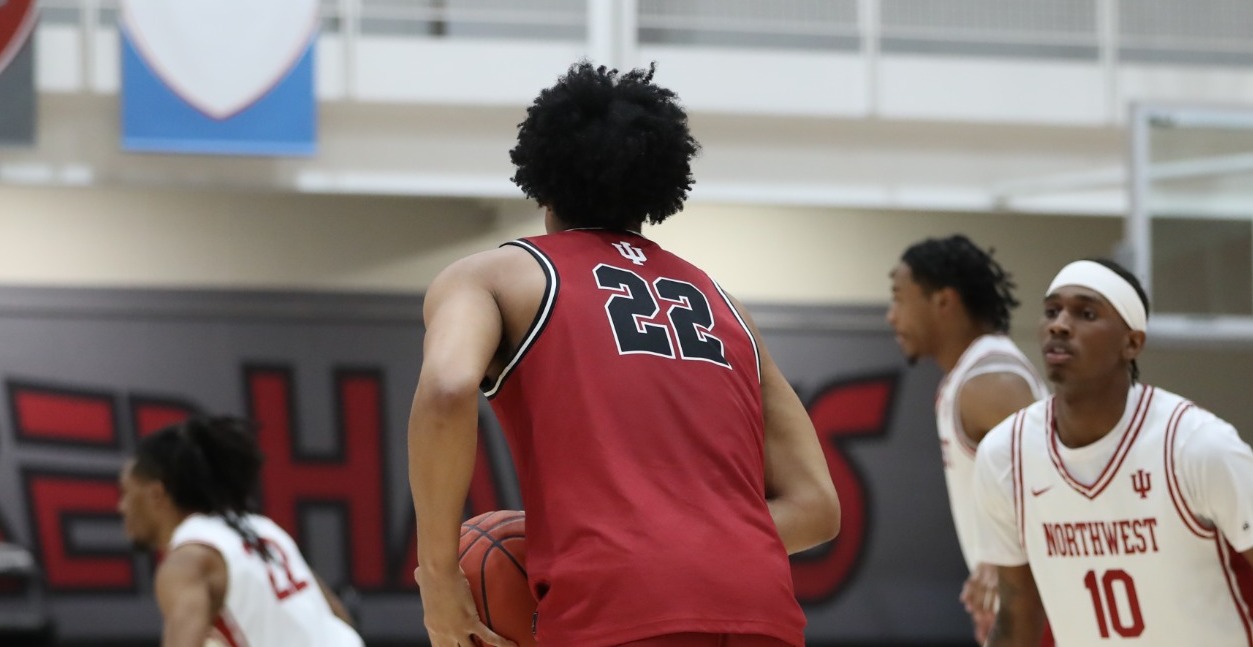 Olagbegi with the ball