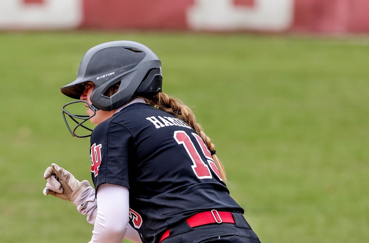 Hamilton running the bases