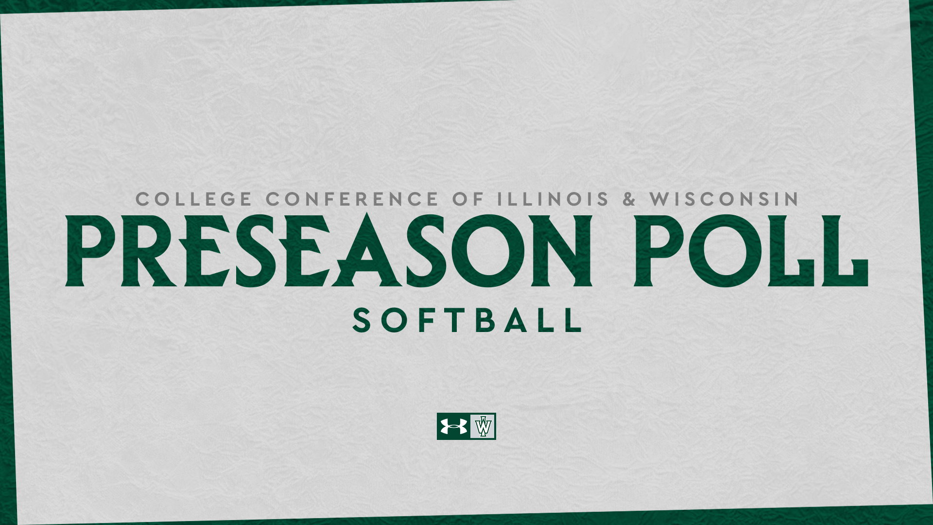 CCIW Softball Preseason Poll