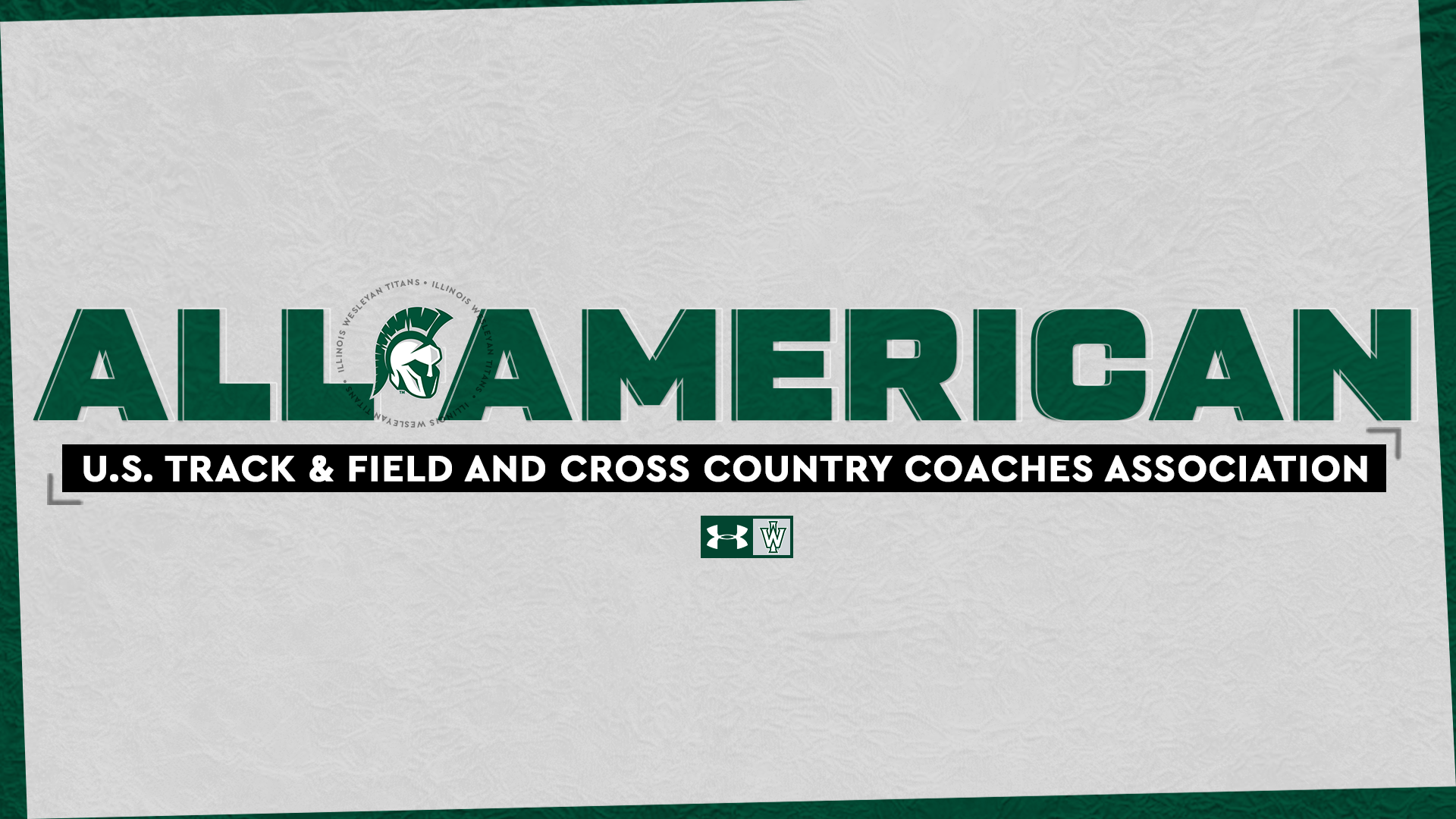 Track and Field USTFCCCA All-America Award announcement banner