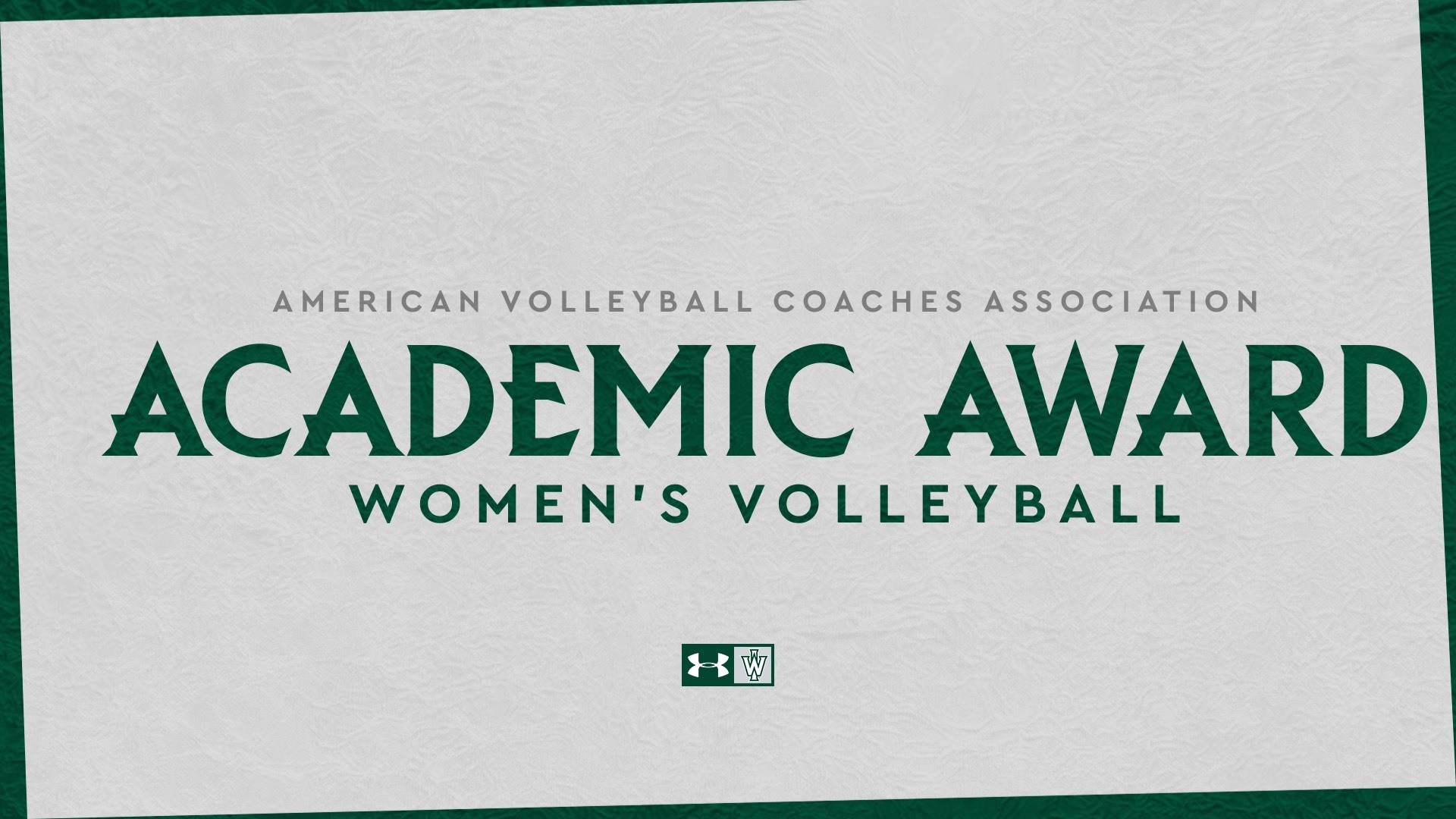 wvb avca team academic award