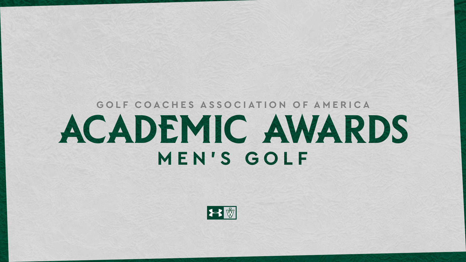 2024 GCAA Cobalt Academic Awards - Men's Golf