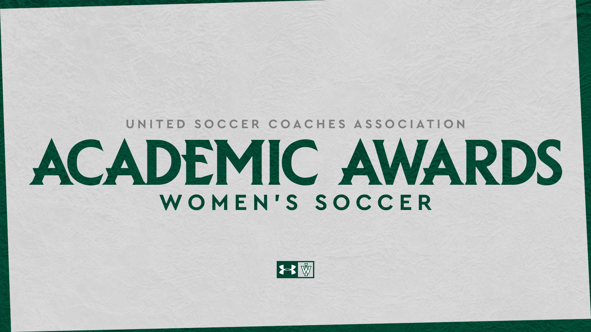 United Soccer Coaches Team Academic Award - WSOC
