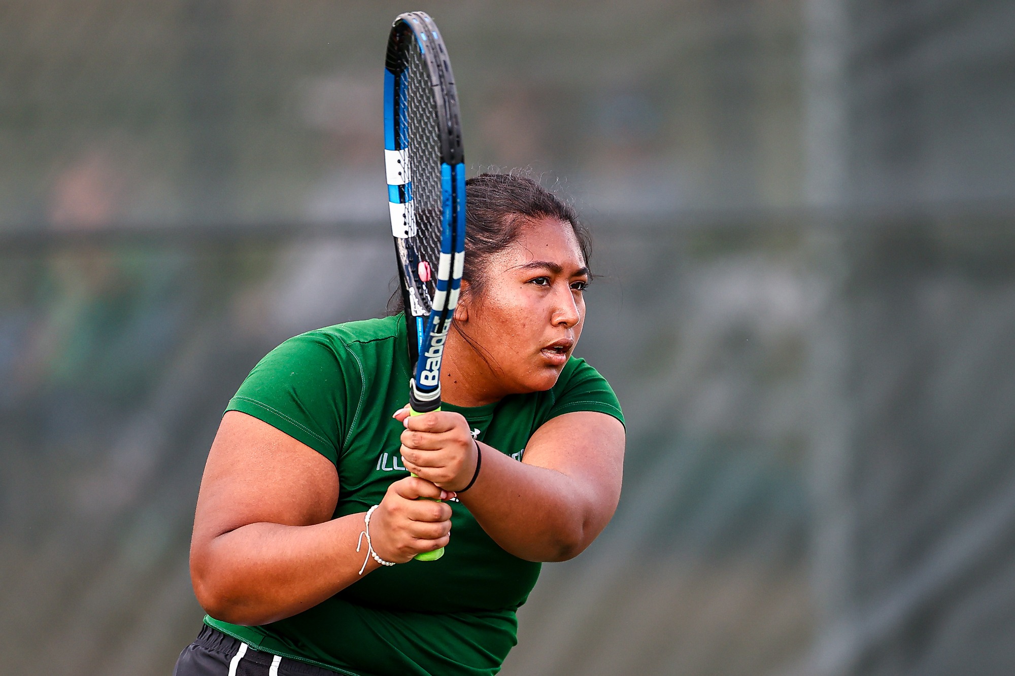 Bloomington, IL - October 10 - NCAA Women's Tennis - Illinois Wesleyan vs Wheaton (Photo by Jimmy Naprstek/Kodiak Creative