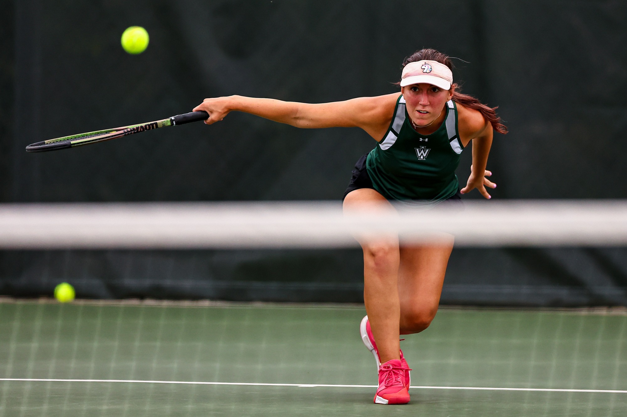 Bloomington, IL - October 10 - NCAA Women's Tennis - Illinois Wesleyan vs Wheaton (Photo by Jimmy Naprstek/Kodiak Creative