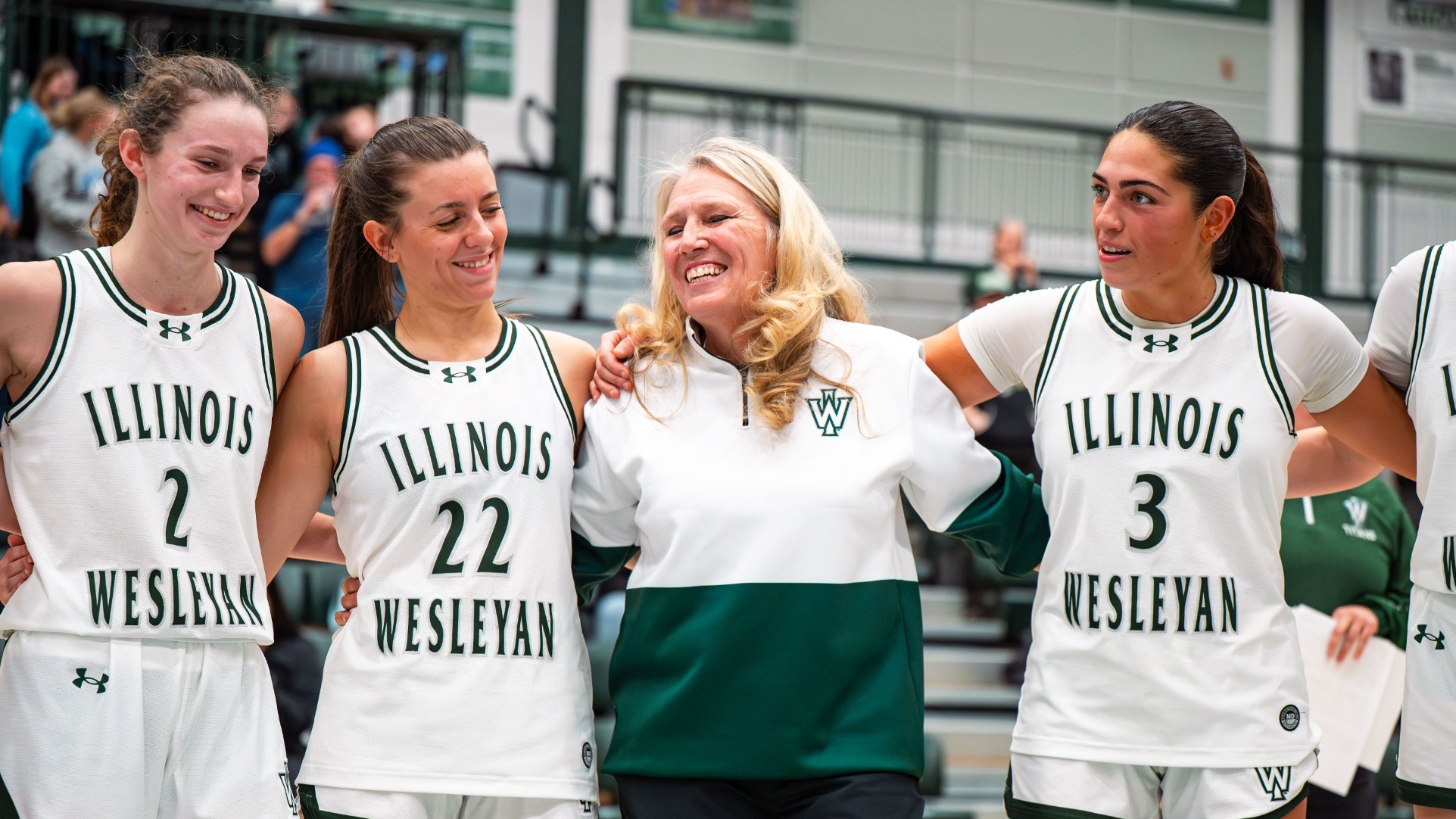 Mia Smith and three seniors