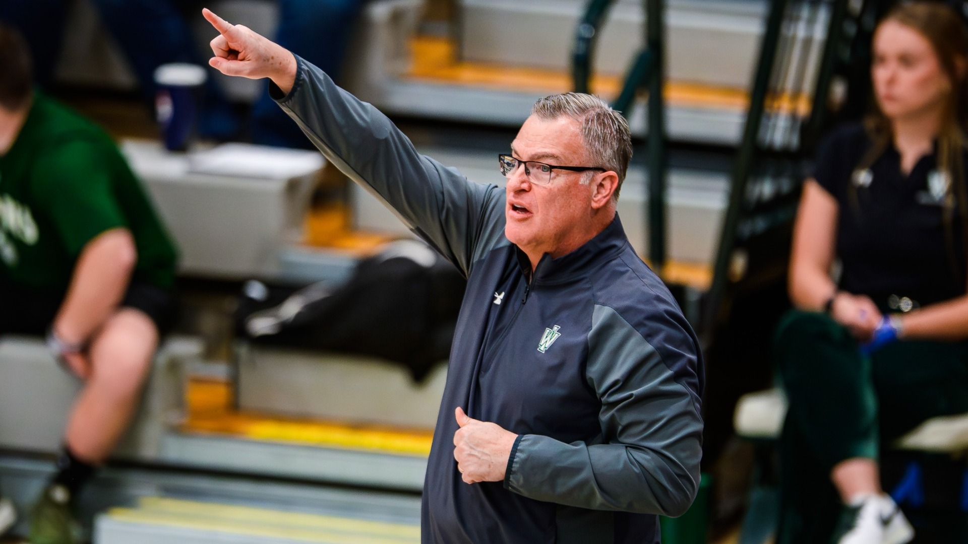 Ron Rose directing traffic