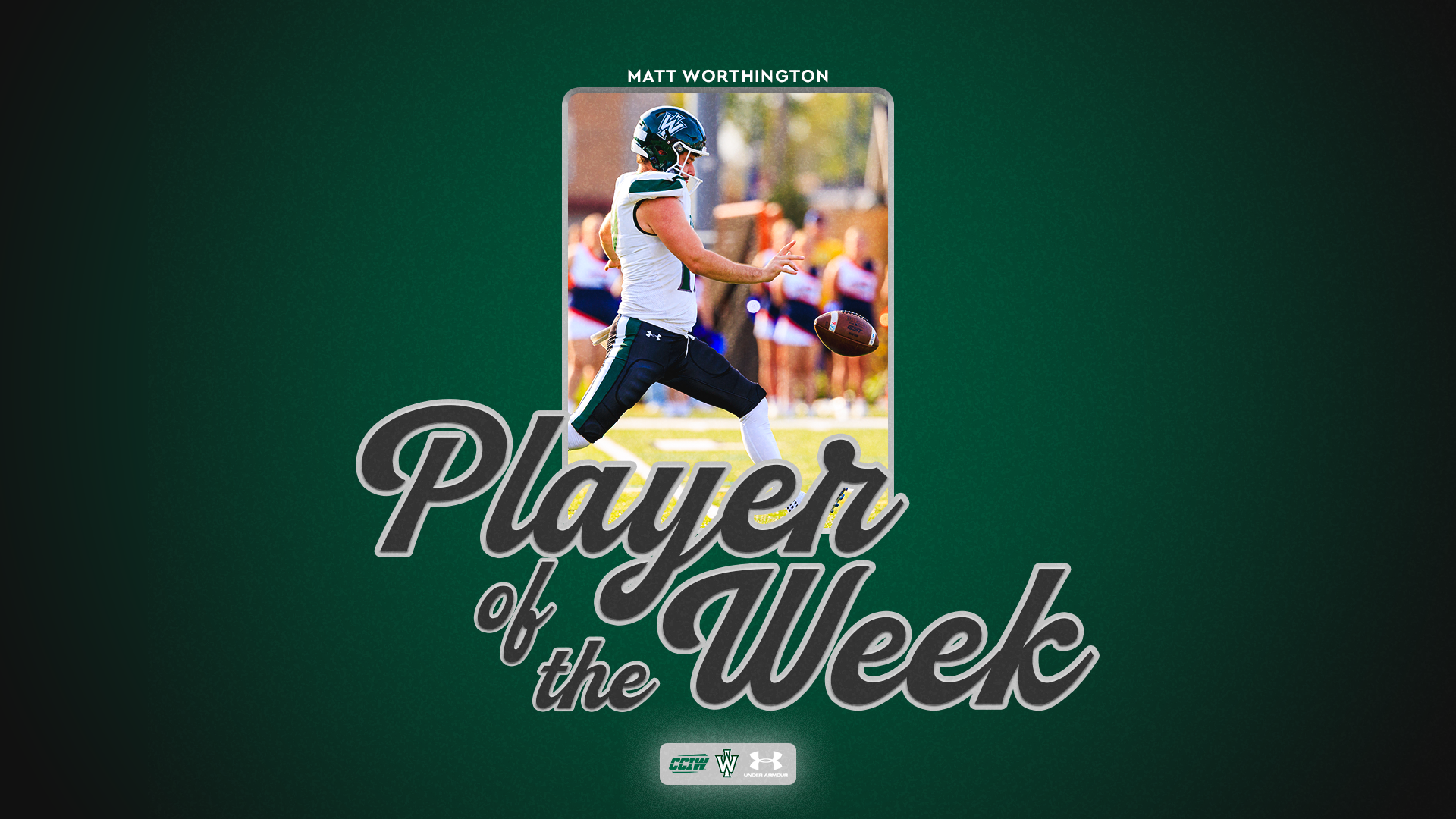 Matt Worthington CCIW Player of the Week