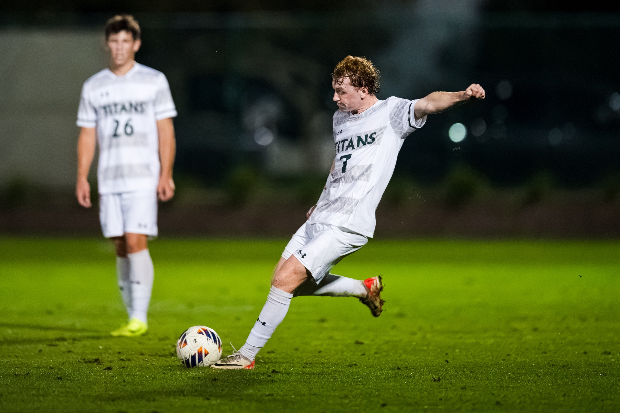 BLOOMINGTON, ILLINOIS - SEPTEMBER, 30: Illinois Wesleyan University Men's Soccer vs Augustana Sept. 30, 2026 (Photo by Ashtin Elder/AJE Photography)