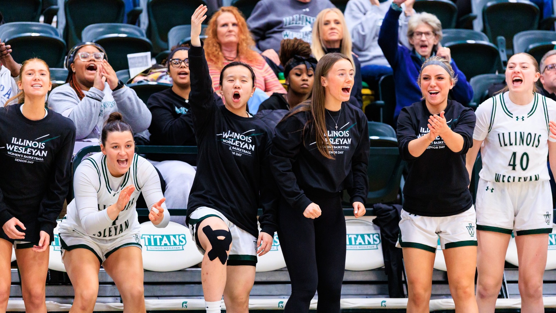 BLOOMINGTON, IL - NCAA Basketball - #18 Illinois Wesleyan vs. Elmhurst at Shirk Center on February 07, 2026. No. 18 Illinois Wesleyan improved to 17-5 with a 77-59 win over Elmhurst. (Photo by Jimmy Naprstek/Kodiak Creative)