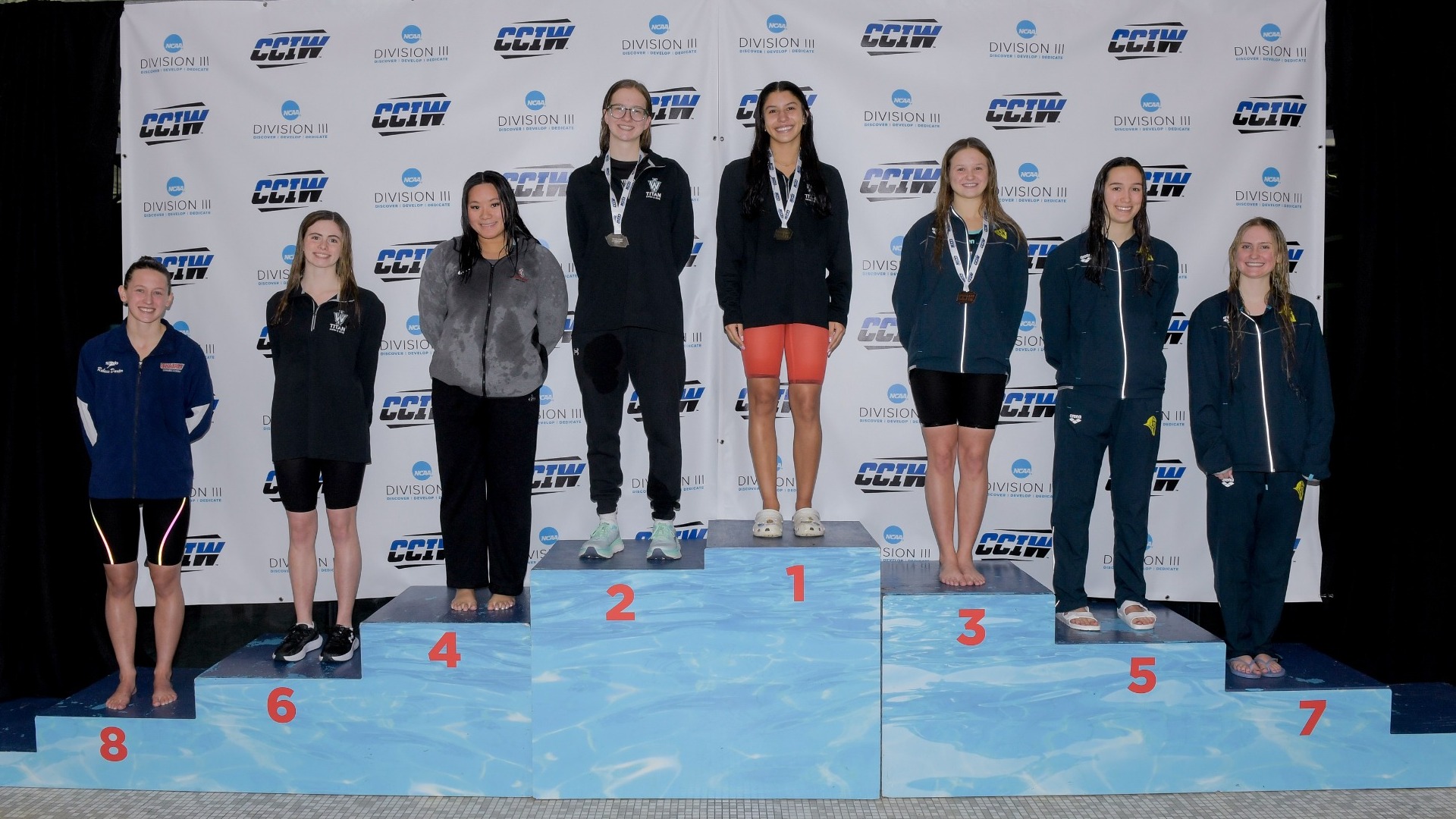 2026 CCIW Swimming Championship at the RecPlex in Pleasant Prairie, Wisconsin on Friday, Feb. 20, 2026.  Photo by Mark Black