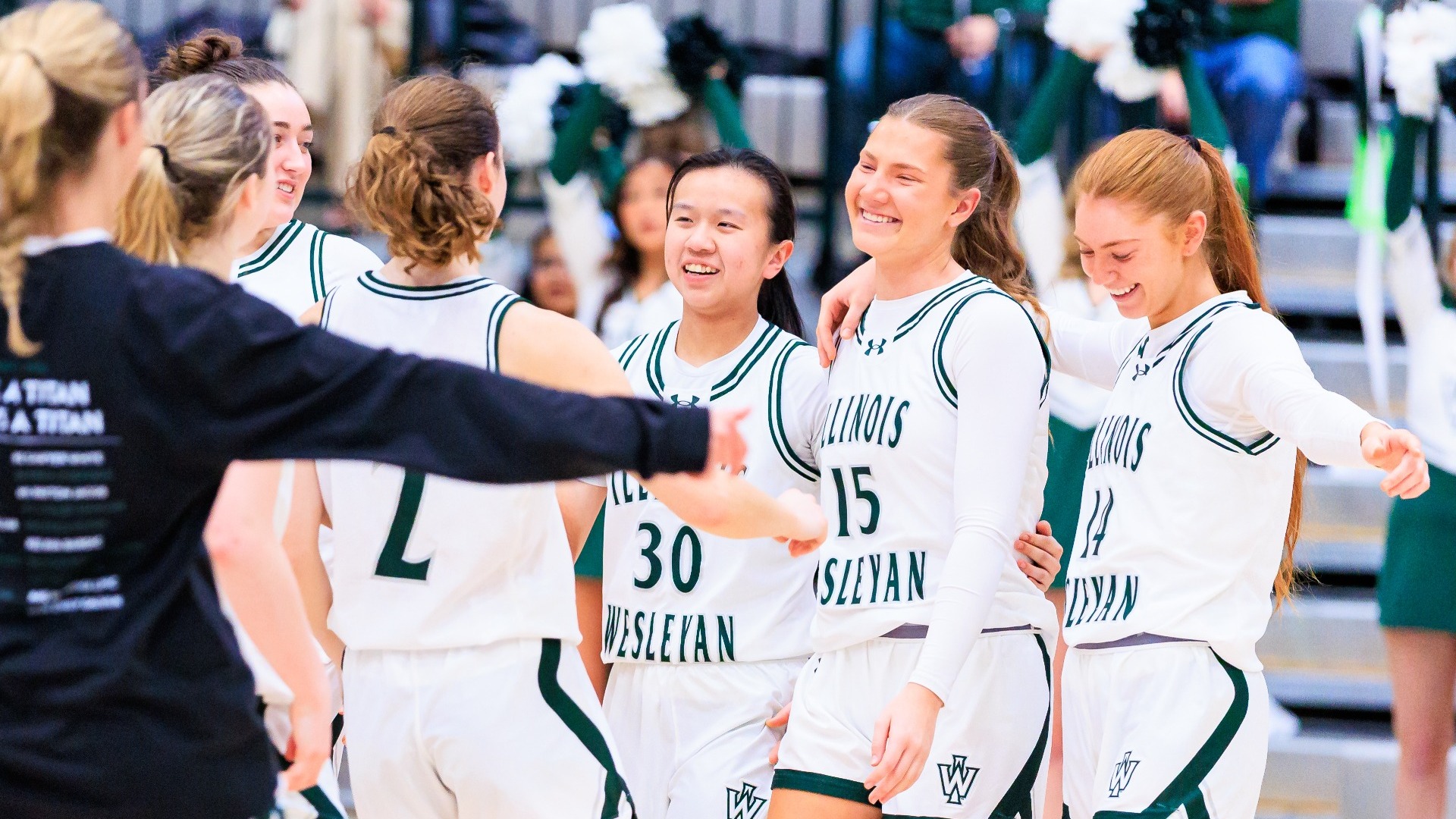 BLOOMINGTON, IL - NCAA Basketball - #18 Illinois Wesleyan vs. Elmhurst at Shirk Center on February 07, 2026. No. 18 Illinois Wesleyan improved to 17-5 with a 77-59 win over Elmhurst. (Photo by Jimmy Naprstek/Kodiak Creative)