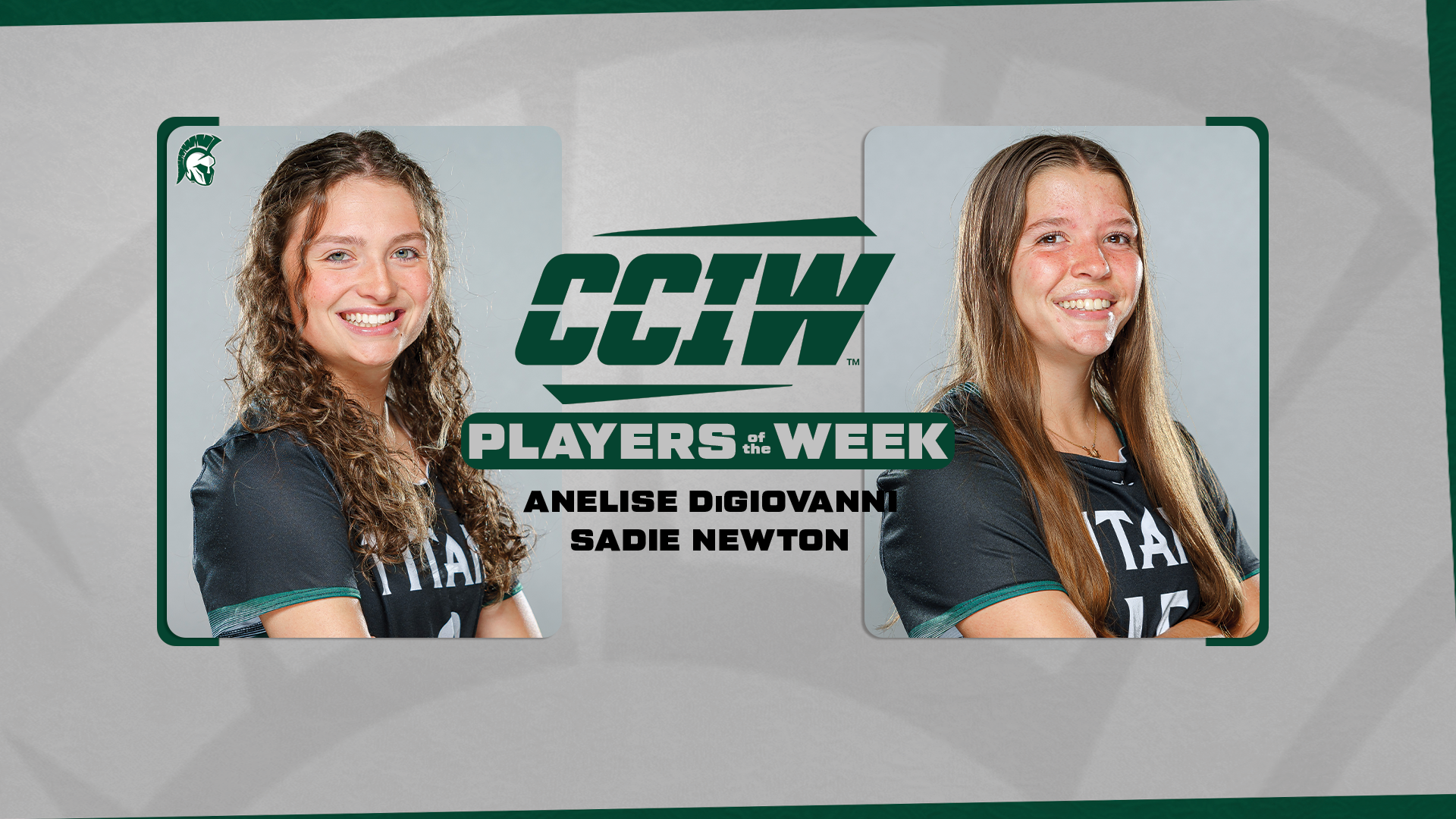 Anelise DiGiovanni and Sadie Newton named CCIW Players of the Week Feb. 24, 2026