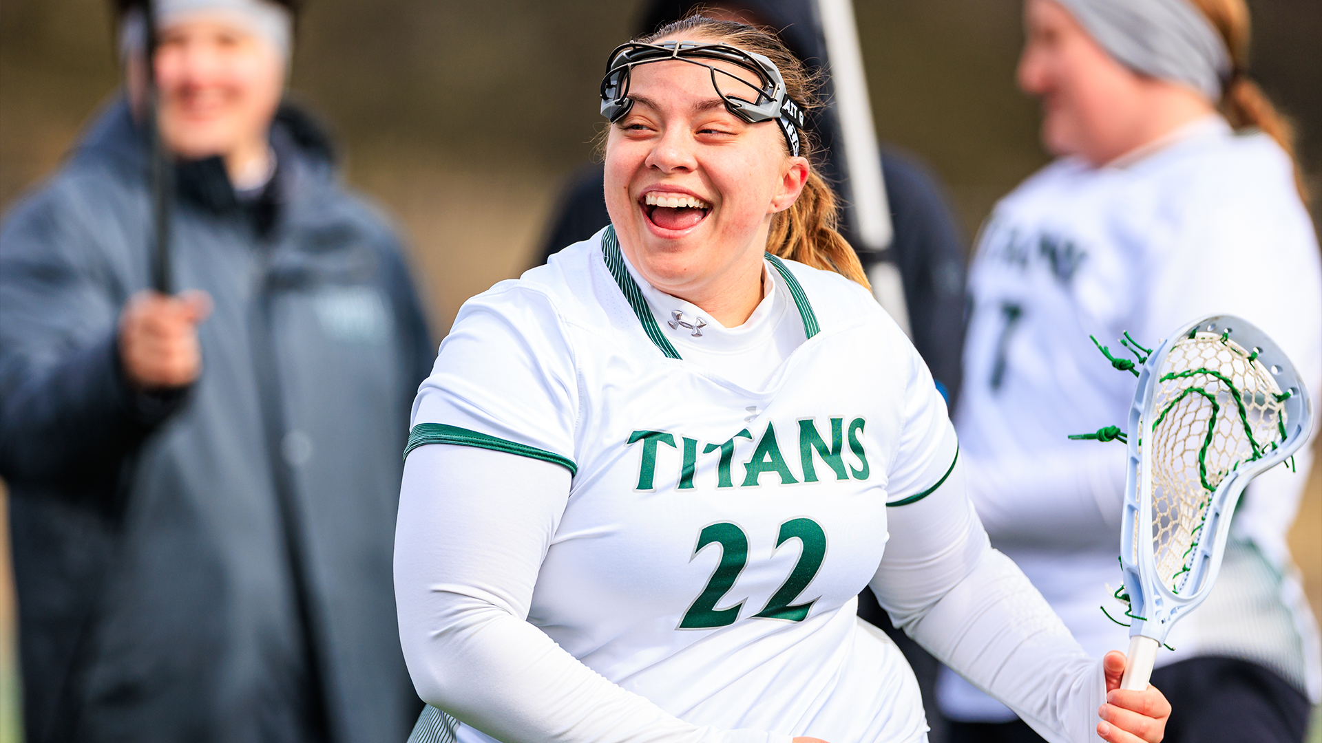 Bri Kiser running out during starting lineups Feb. 21, 2026