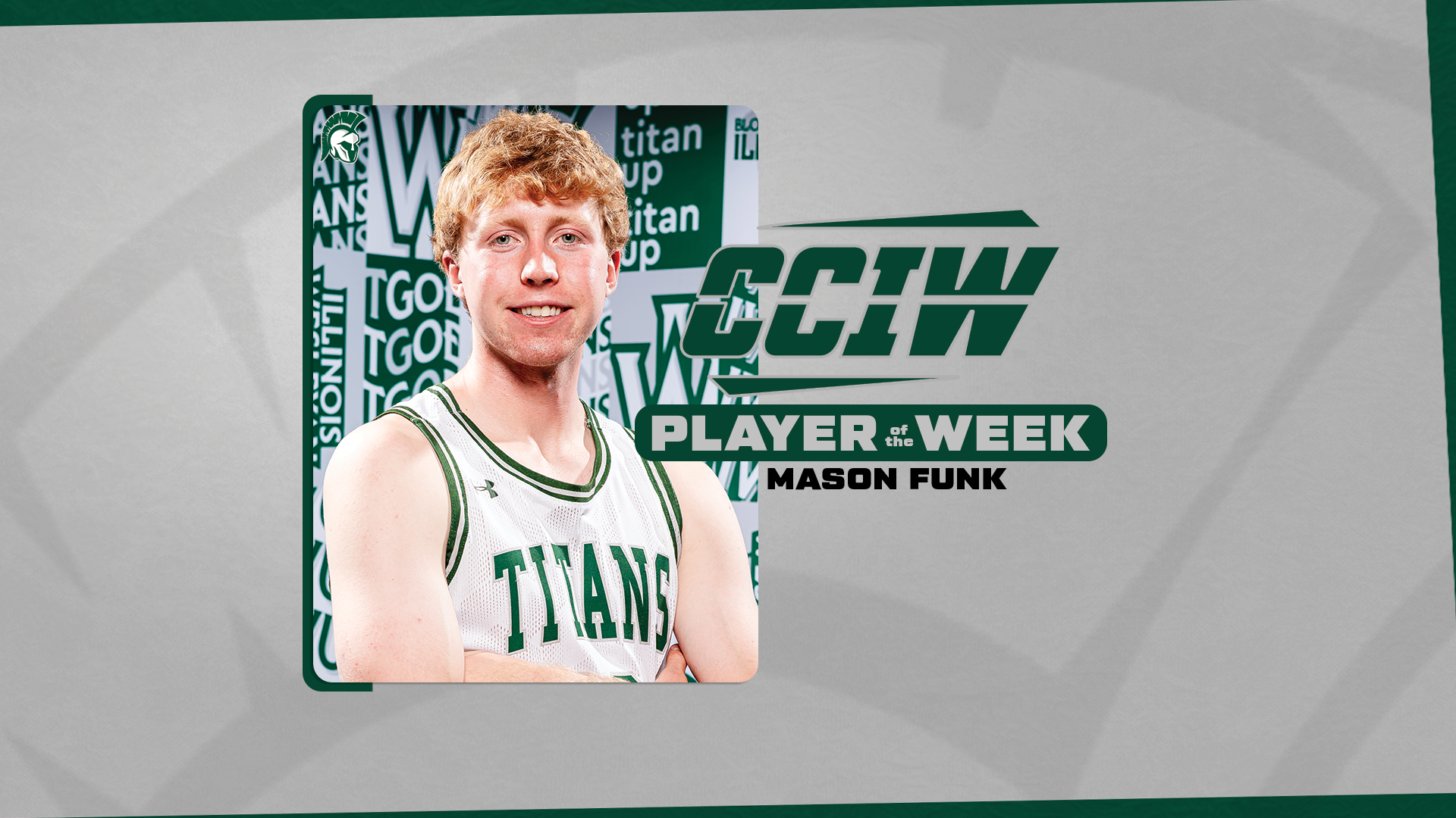 Mason Funk - CCIW Player of the Week