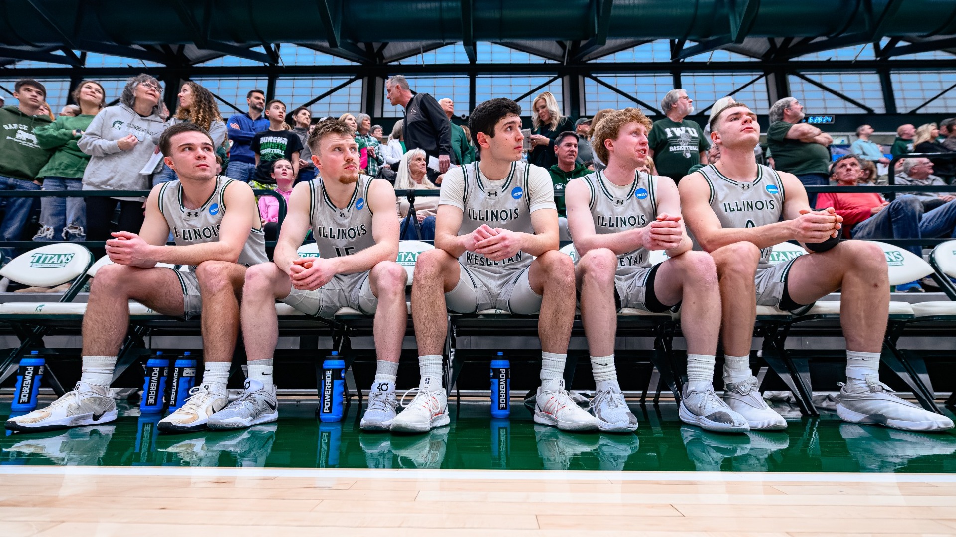 Men's basketball starting lineup vs. Endicott