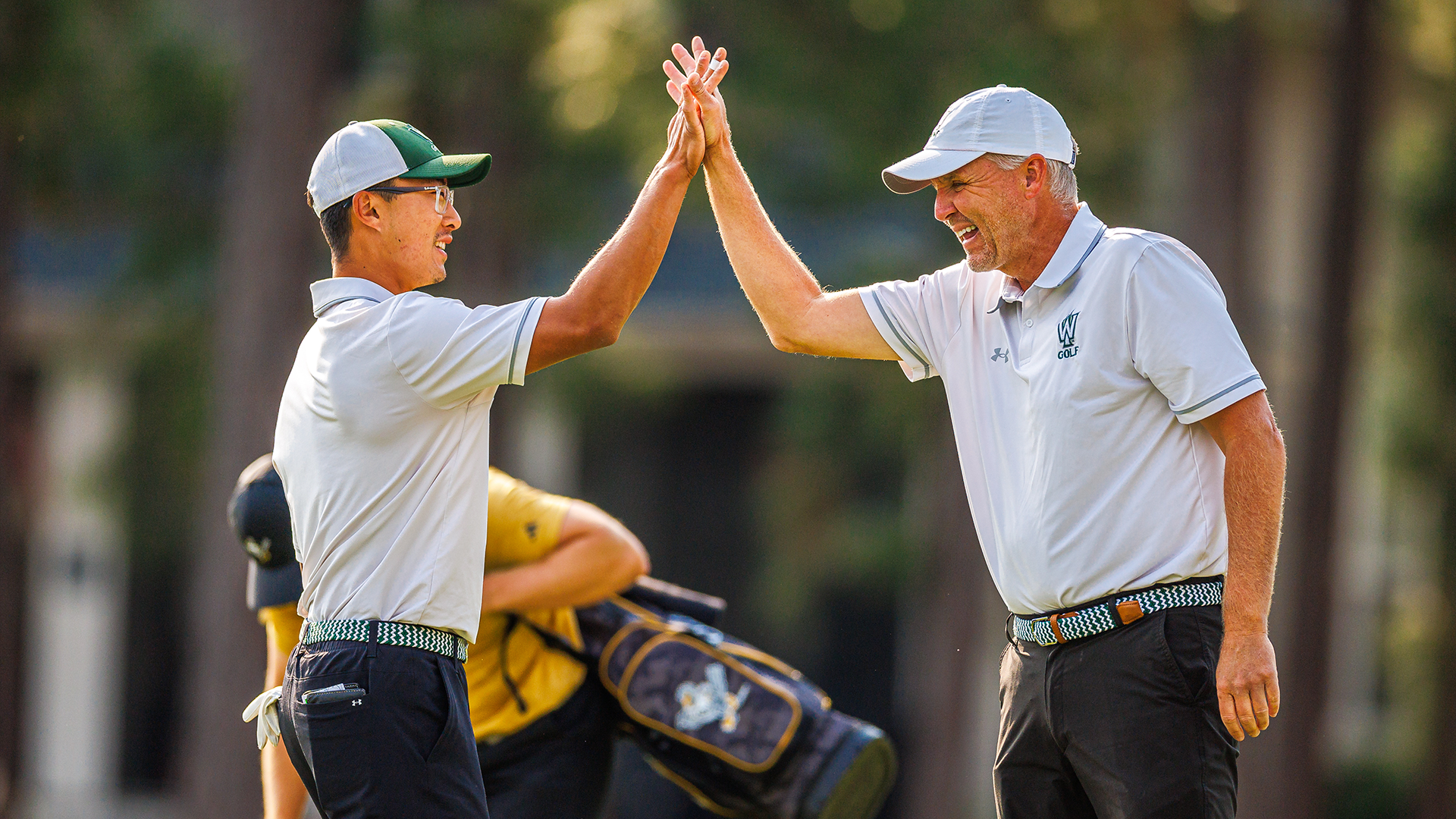 Coach Ott with Juney Bai - at Golfweek 2024