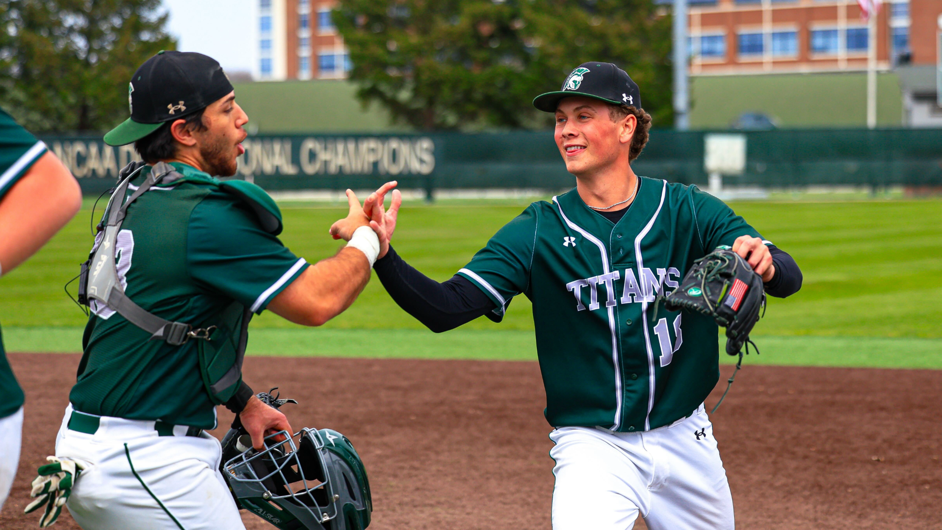 Luca Morelli and Brennan Tomhave celebrate win