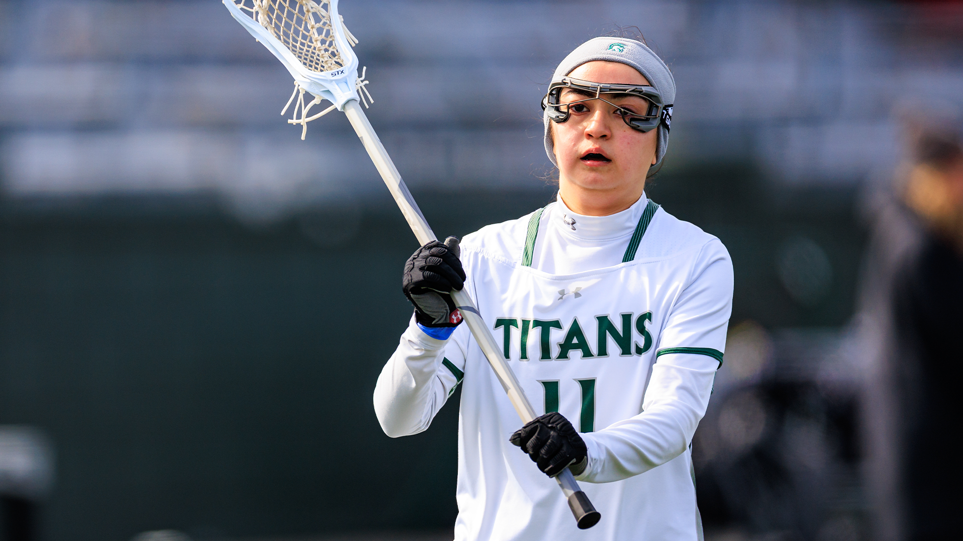 Soleil Gutierrez passing the ball against IIT Feb. 21, 2026