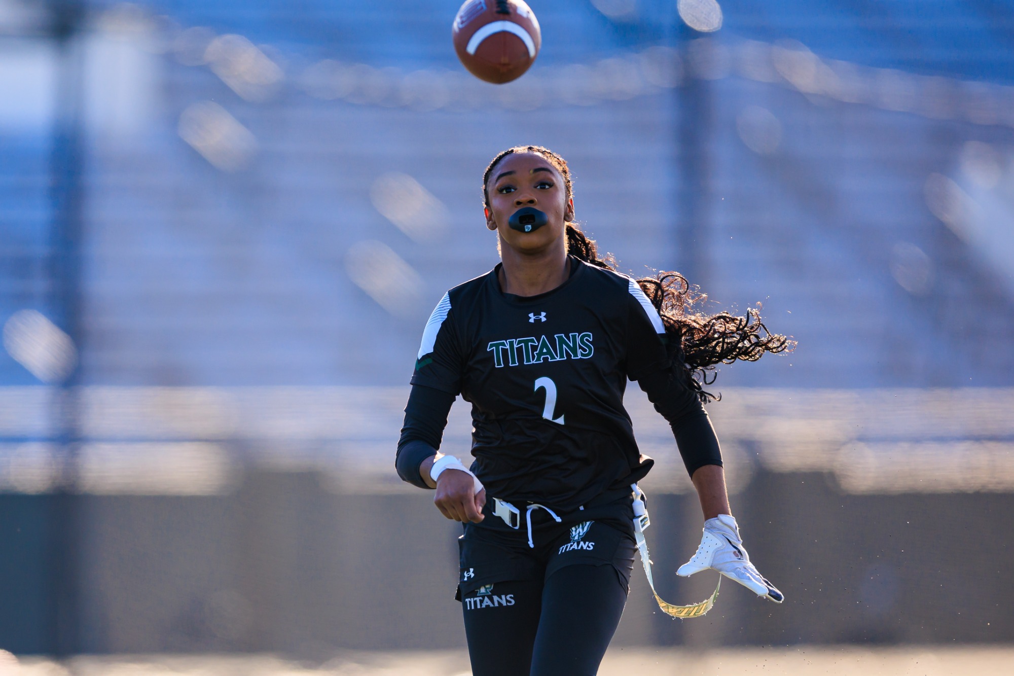 BLOOMINGTON, Illinois - Illinois Wesleyan won its home opener against Benedictine, 39-0, at Tucci Stadium on March 28, 2026. (Photo by Jimmy Naprstek/Kodiak Creative)