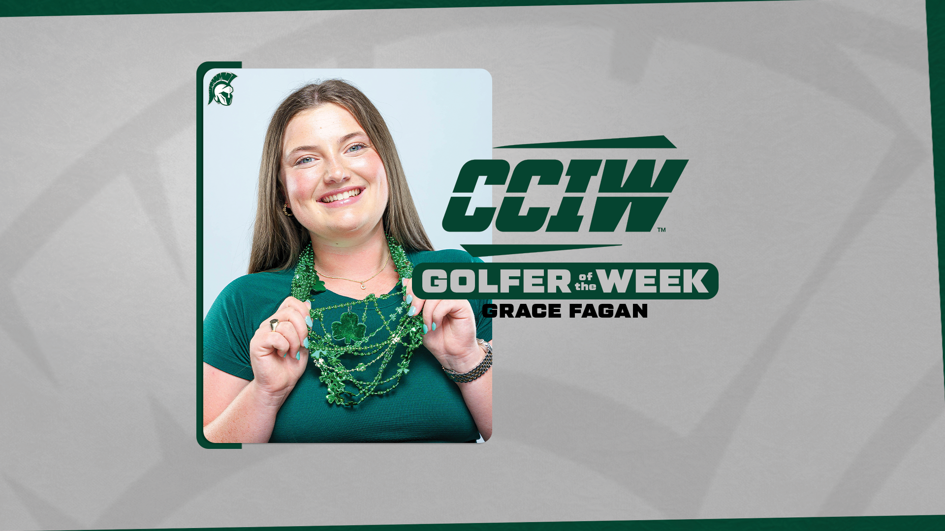 Grace Fagan CCIW Golfer of the Week 2025-26