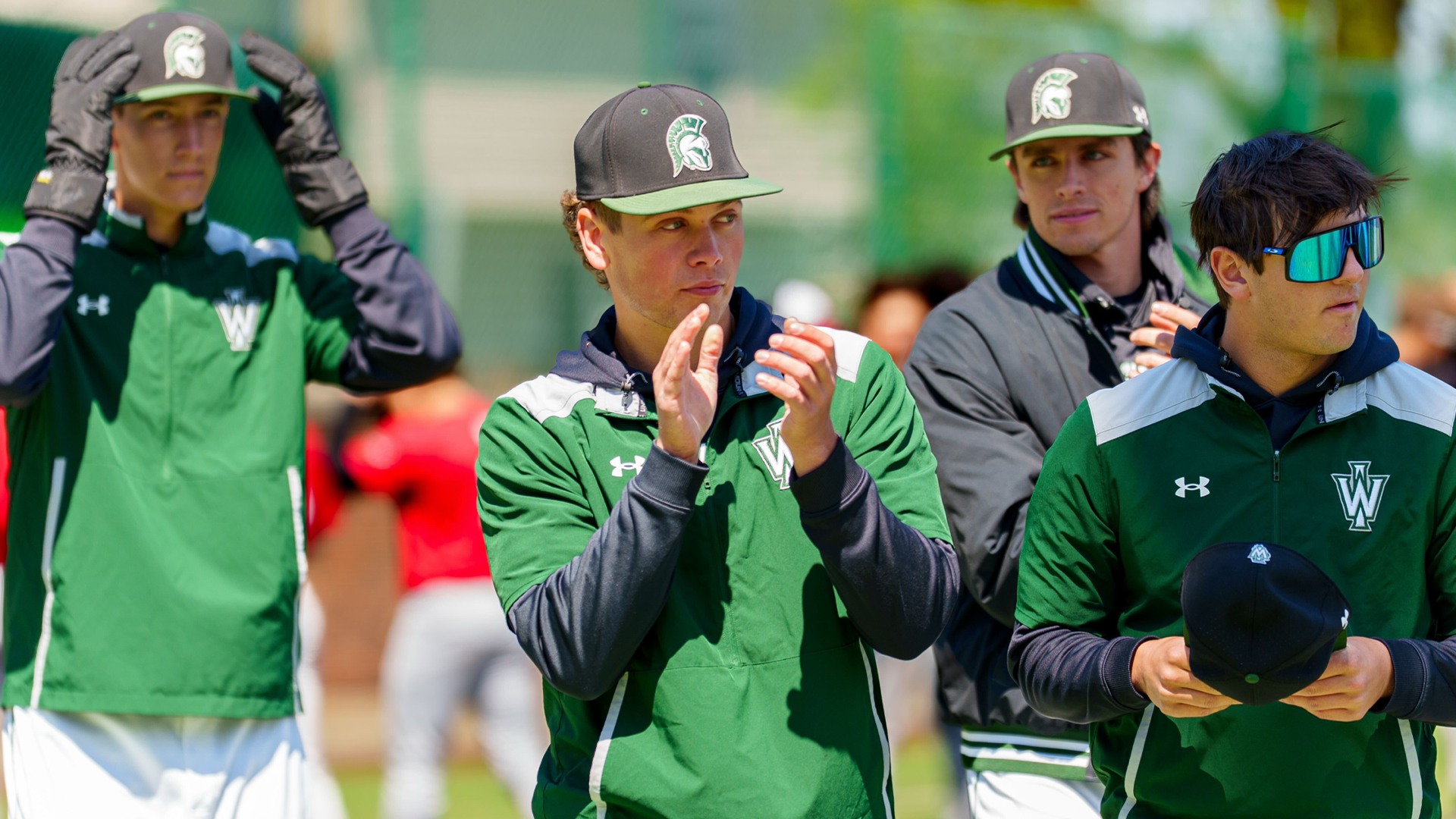 Brennan Tomhave and Josh Gugora celebrate win against NCC