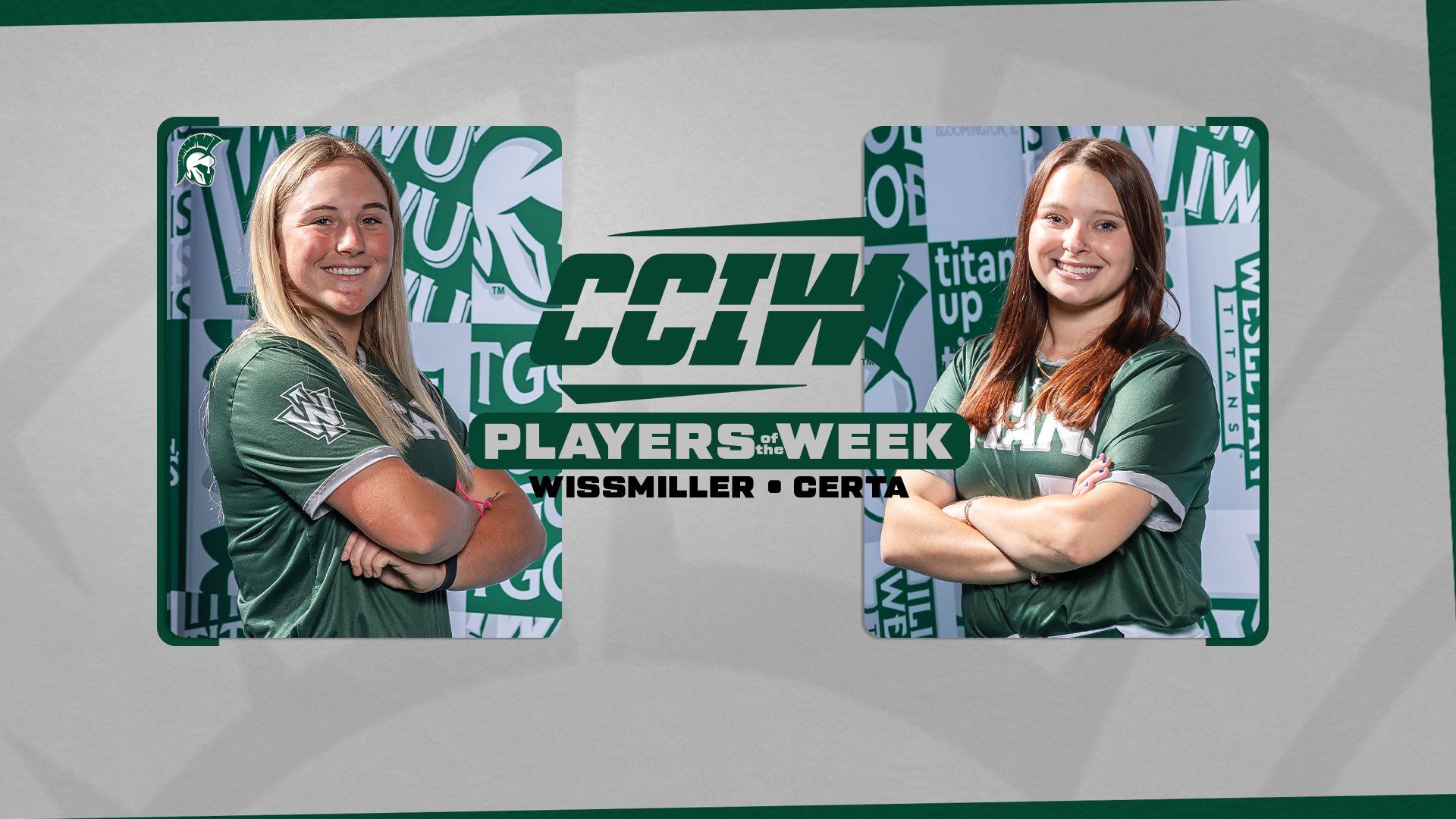 CCIW Players of the Week - April 20, 2026 - Casey Wissmiller & Gianna Certa