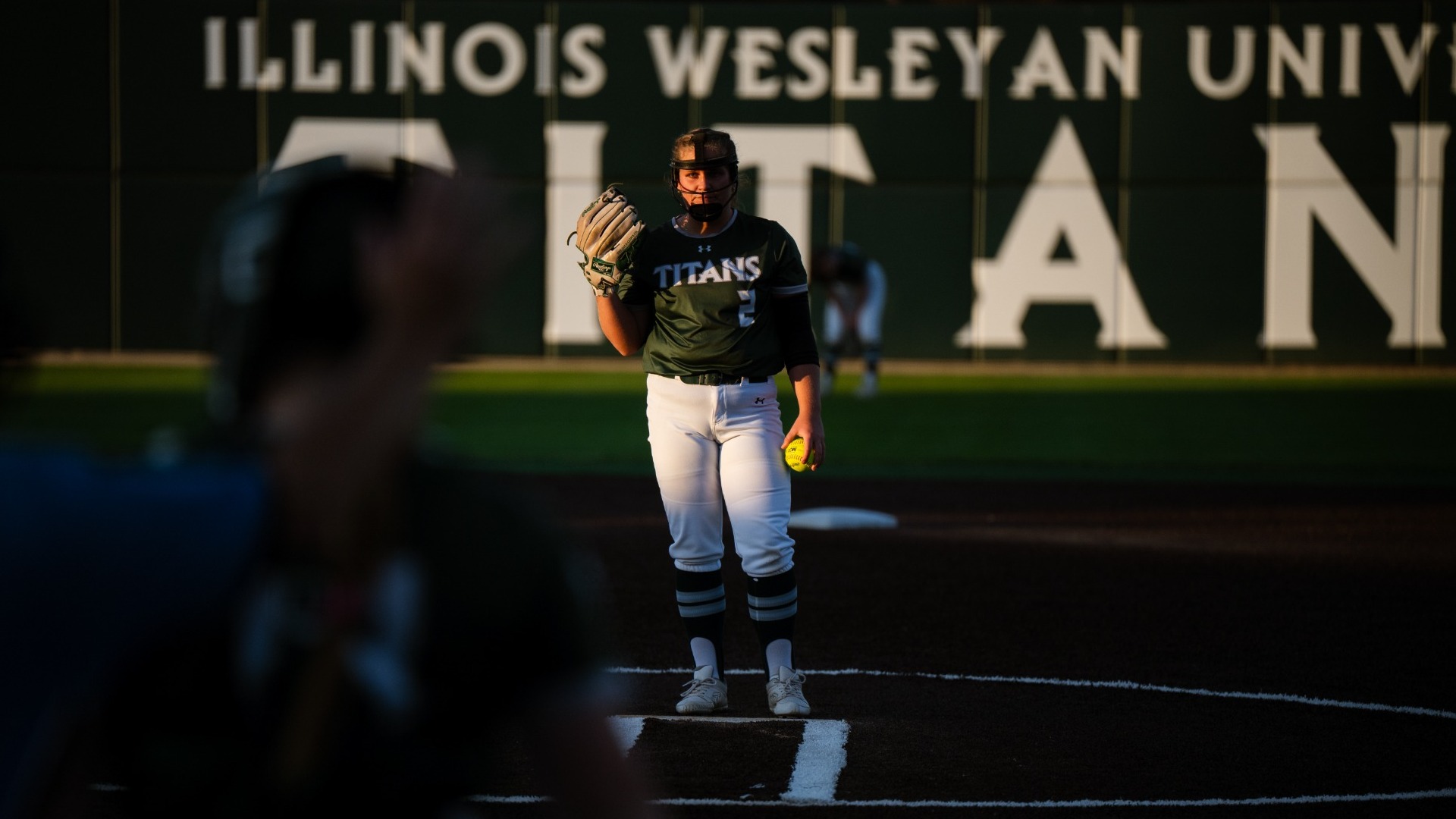 BLOOMINGTON, IL - APRIL 16, 2026 - Illinois Wesleyan Softball takes on Millikin in a midweek double header.