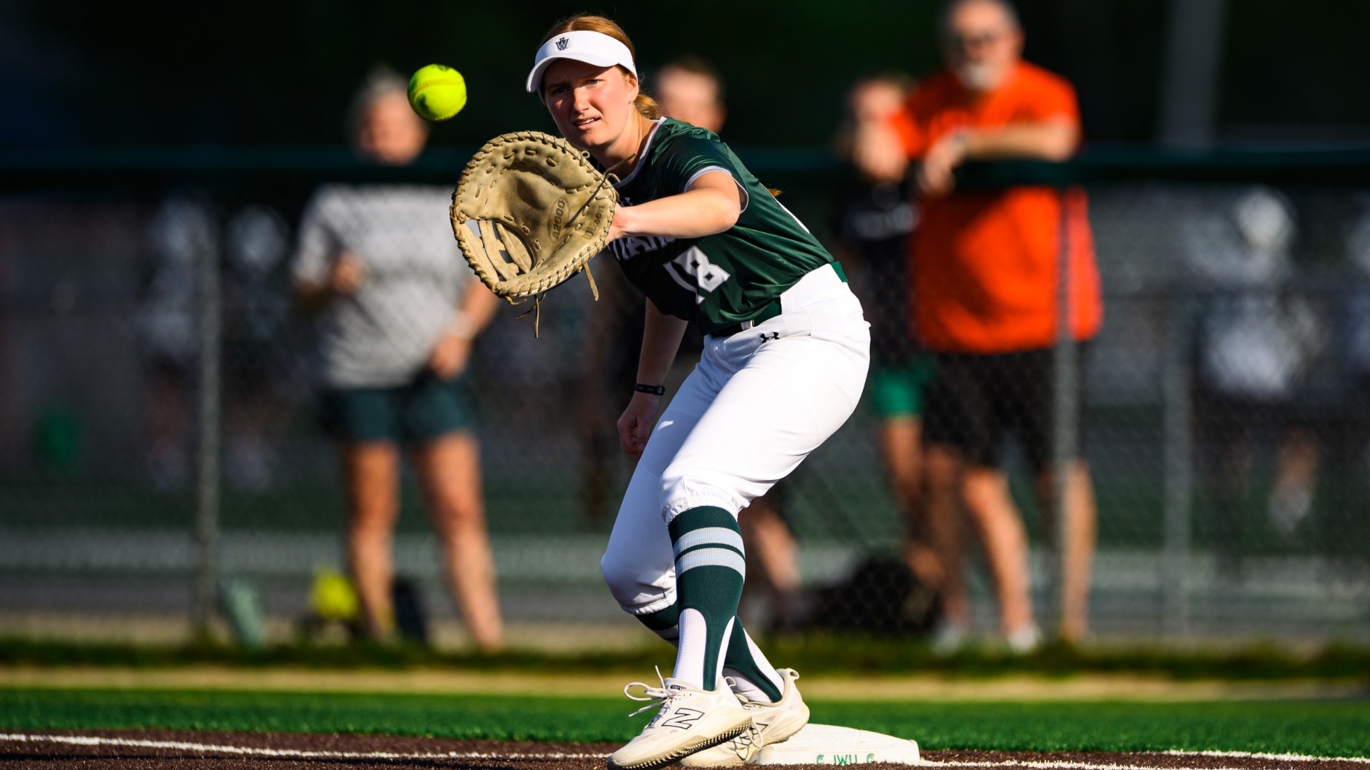 BLOOMINGTON, IL - APRIL 16, 2026 - Illinois Wesleyan Softball takes on Millikin in a midweek double header.
